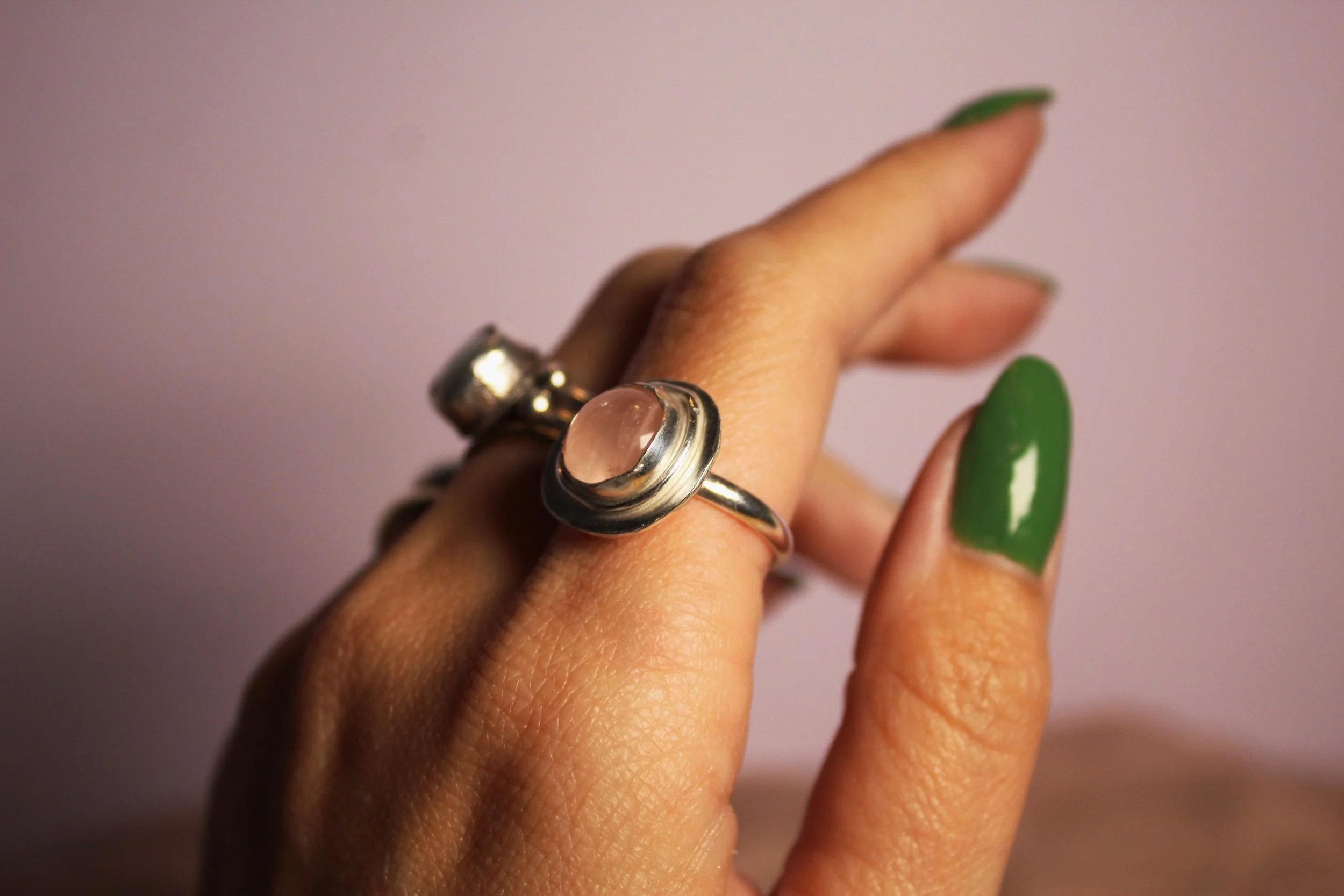 Rose Quartz Ring