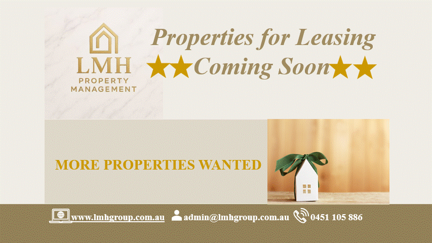 Properties for Leasing - Coming Soon