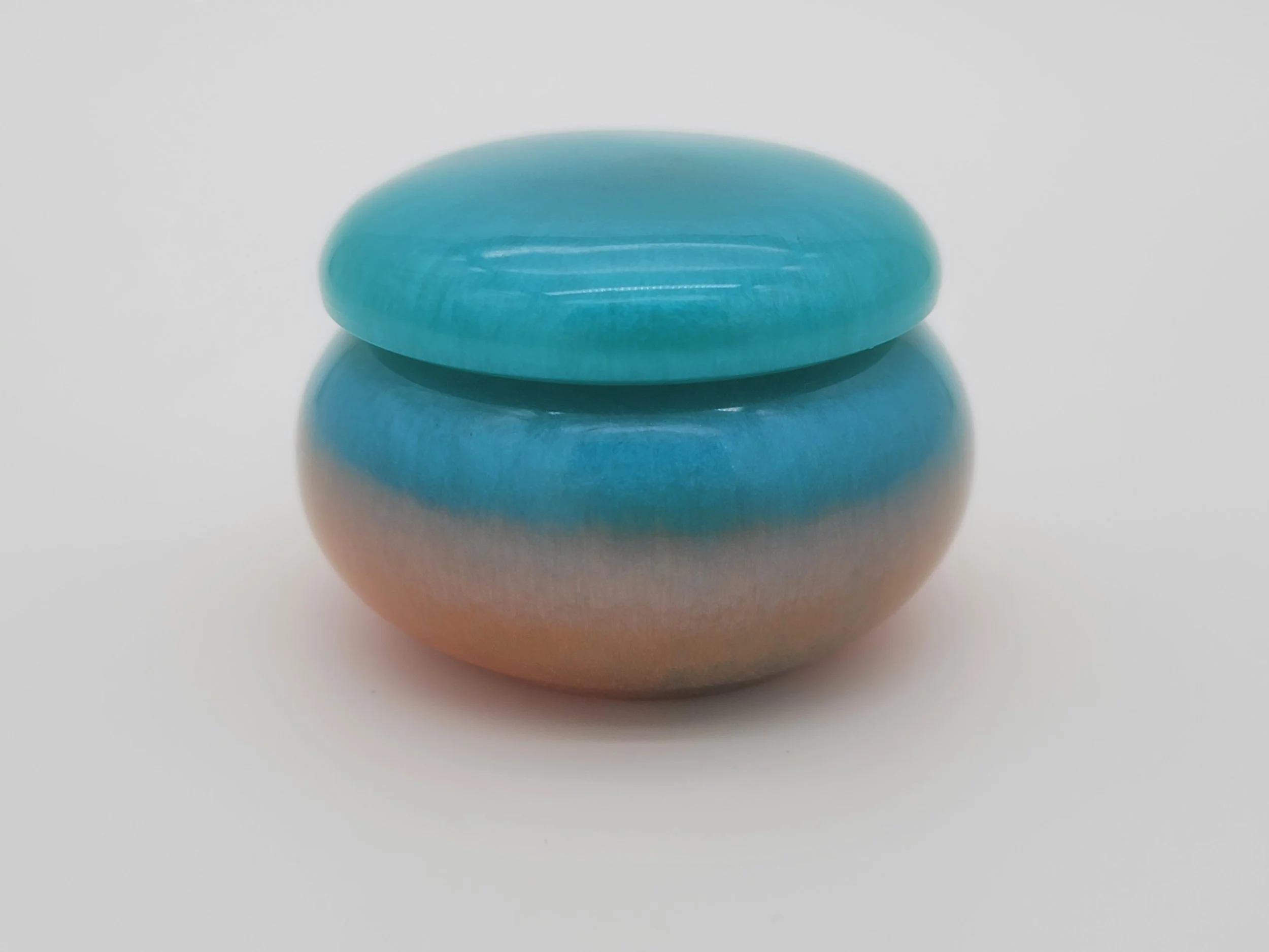 Elegant Gradient Epoxy Resin Jar