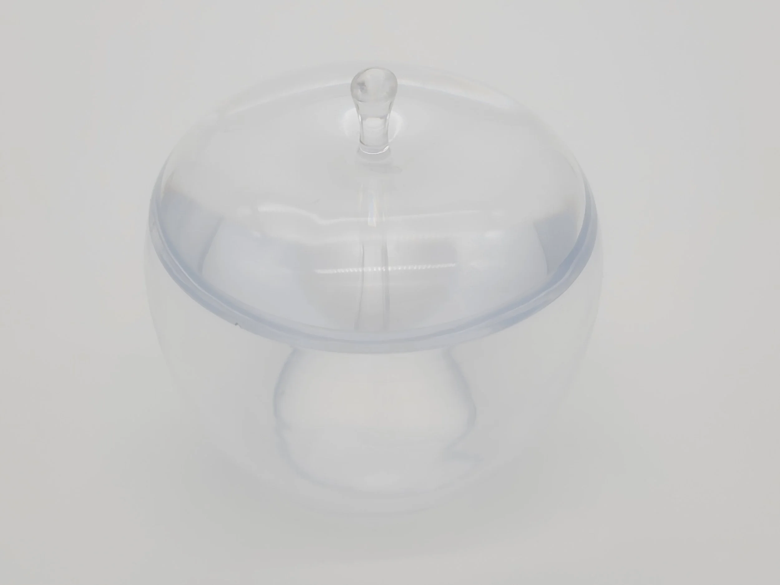 Elegant Clear Epoxy Resin Apple Jar