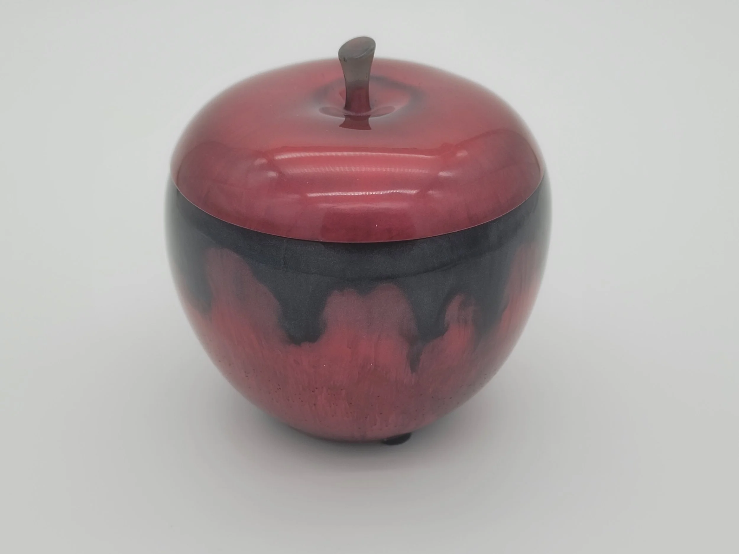 Elegant Epoxy Resin Apple Jar