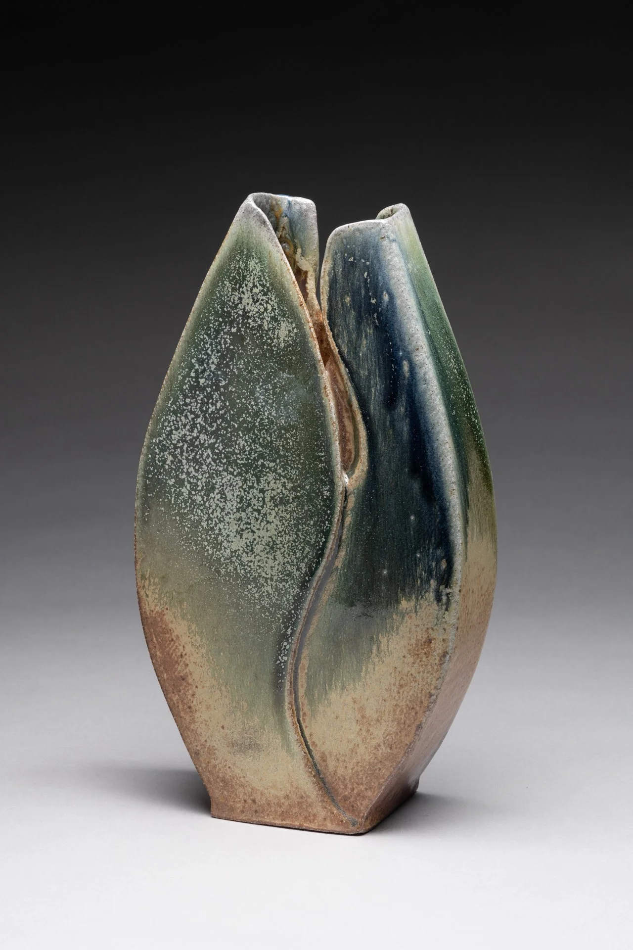 Crystal Curvy Tulip Vase