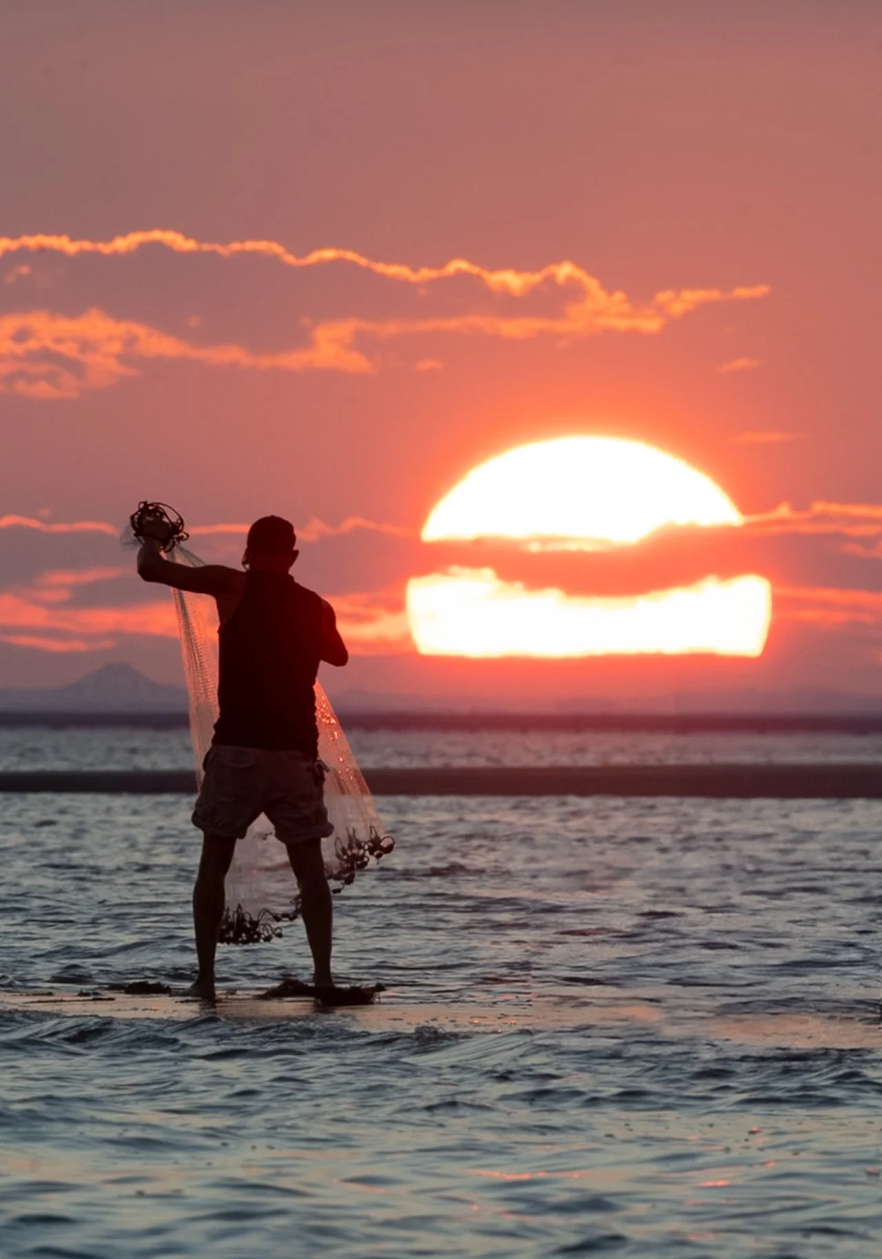 End of Day Seining. Sandy Hook, NJ