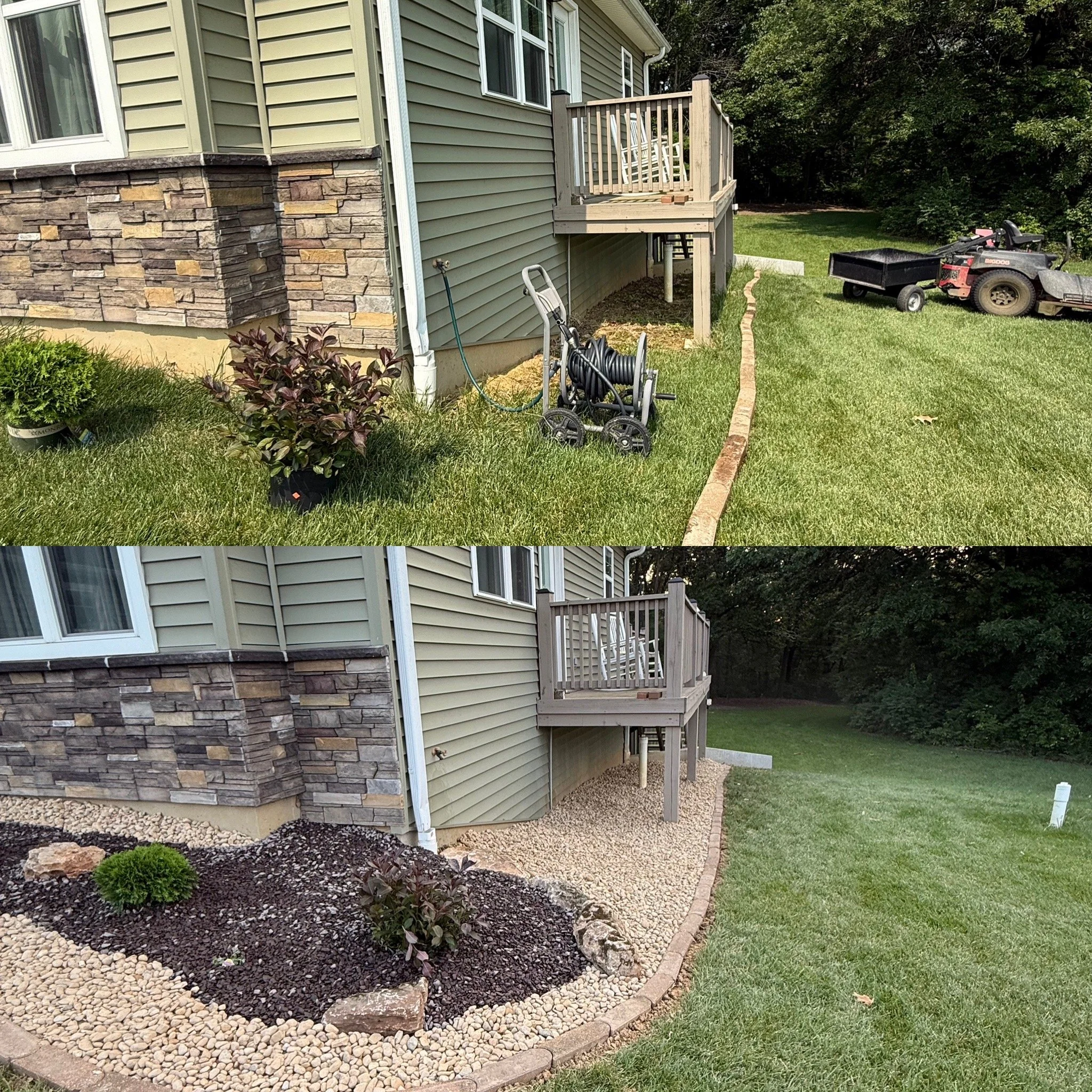Landscaping Job Godfrey, IL