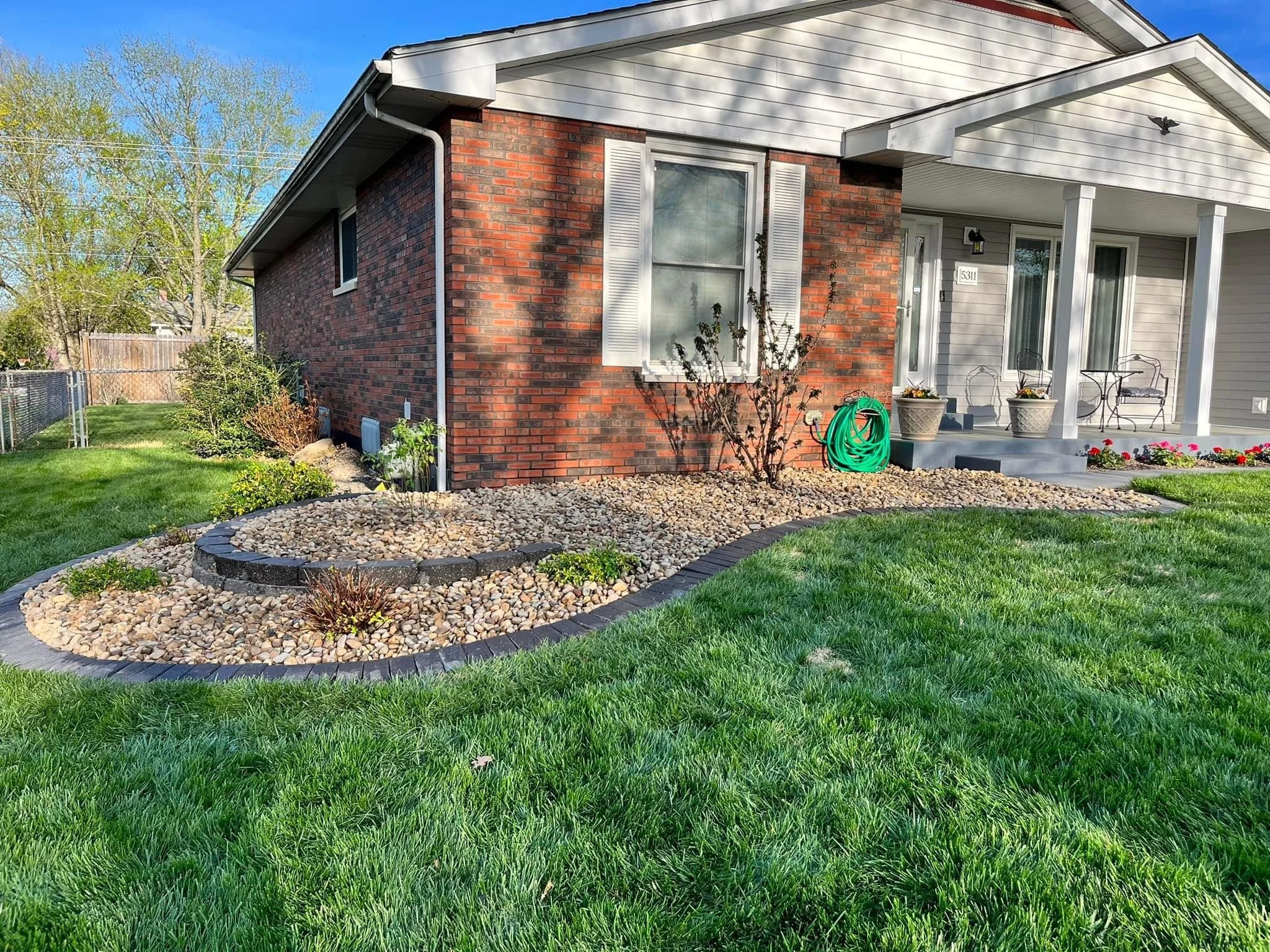 After Landscaping Godfrey, IL 