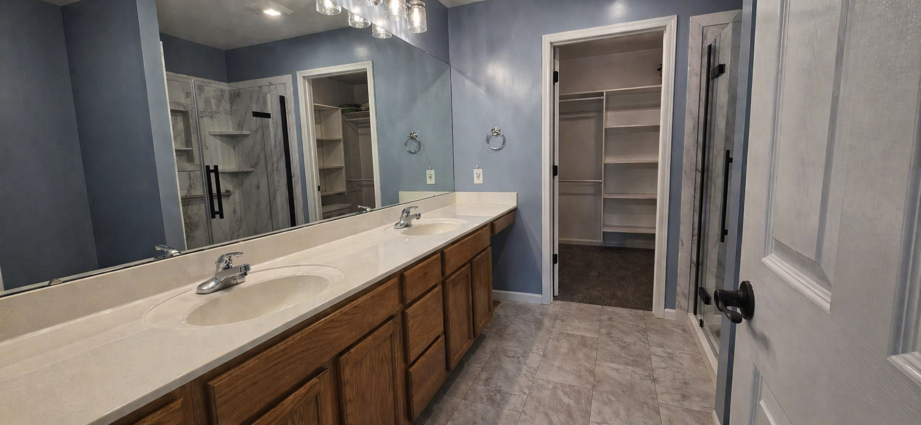 Master bath after