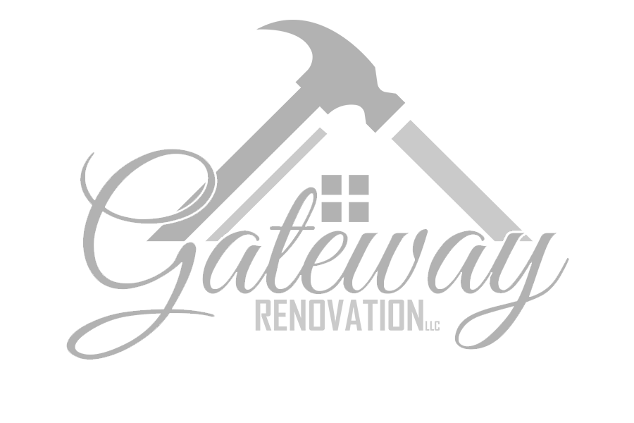 Logo for Gateway Renovation Inc. featuring a hammer and house silhouette.