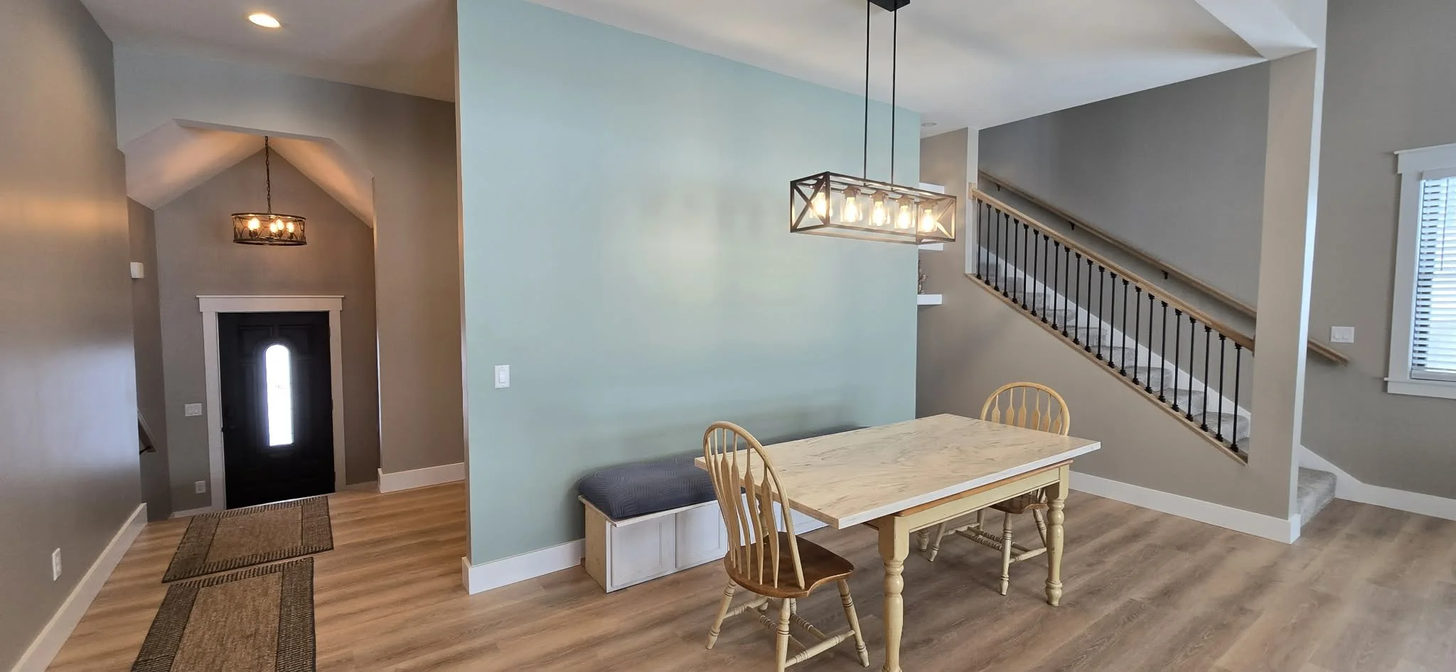 AFTER - NEW ADDITION DINING AREA