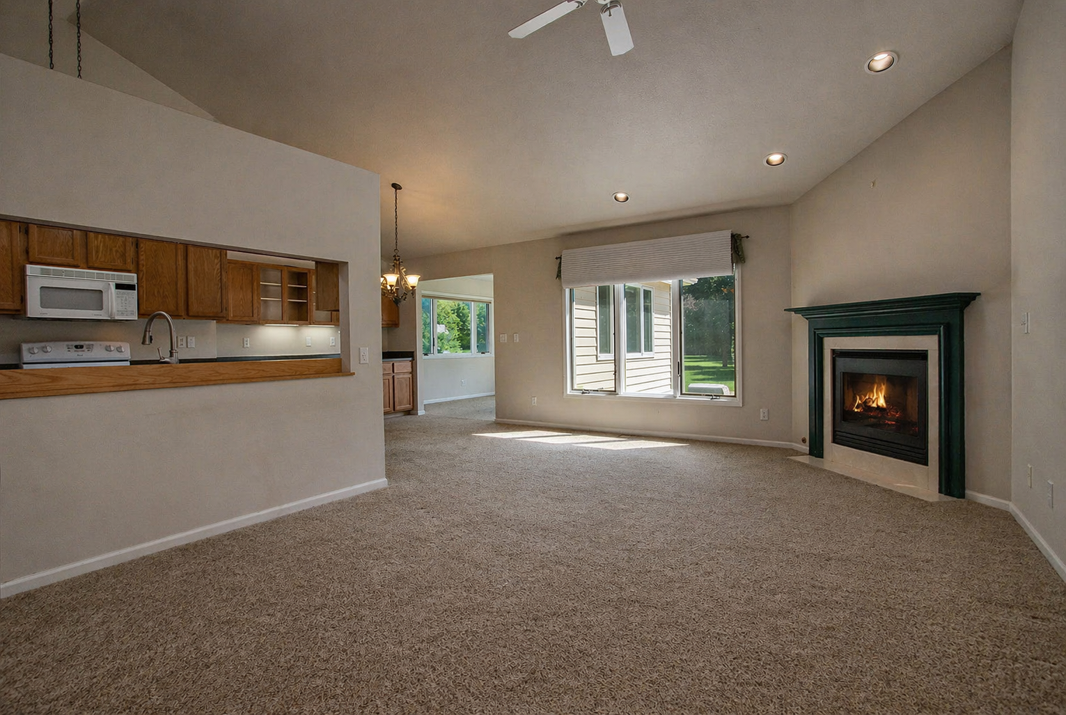 Living room before