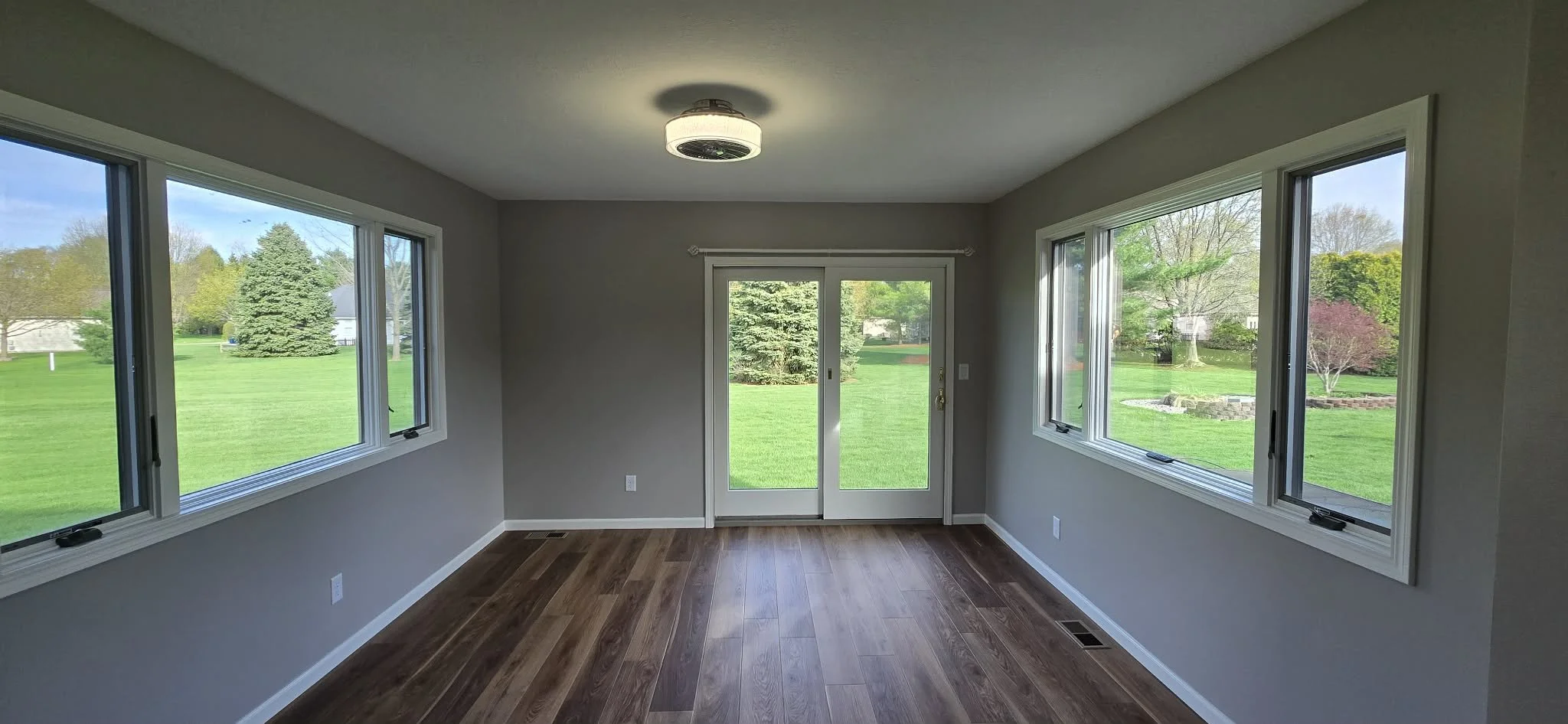 Sunroom after
