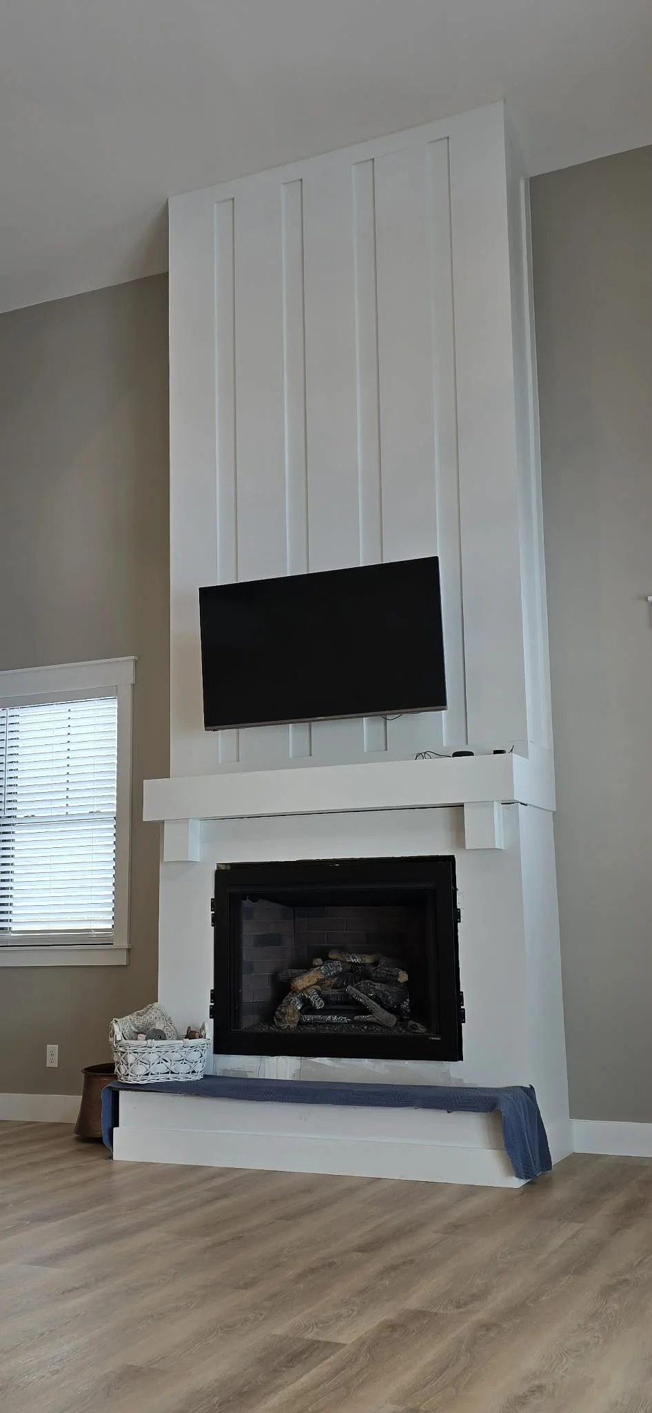 AFTER - NEW ADDITION (AWAITING STONE WORK)