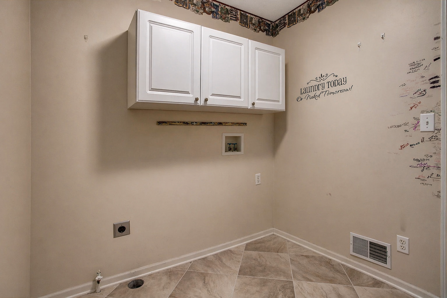 Mudroom before