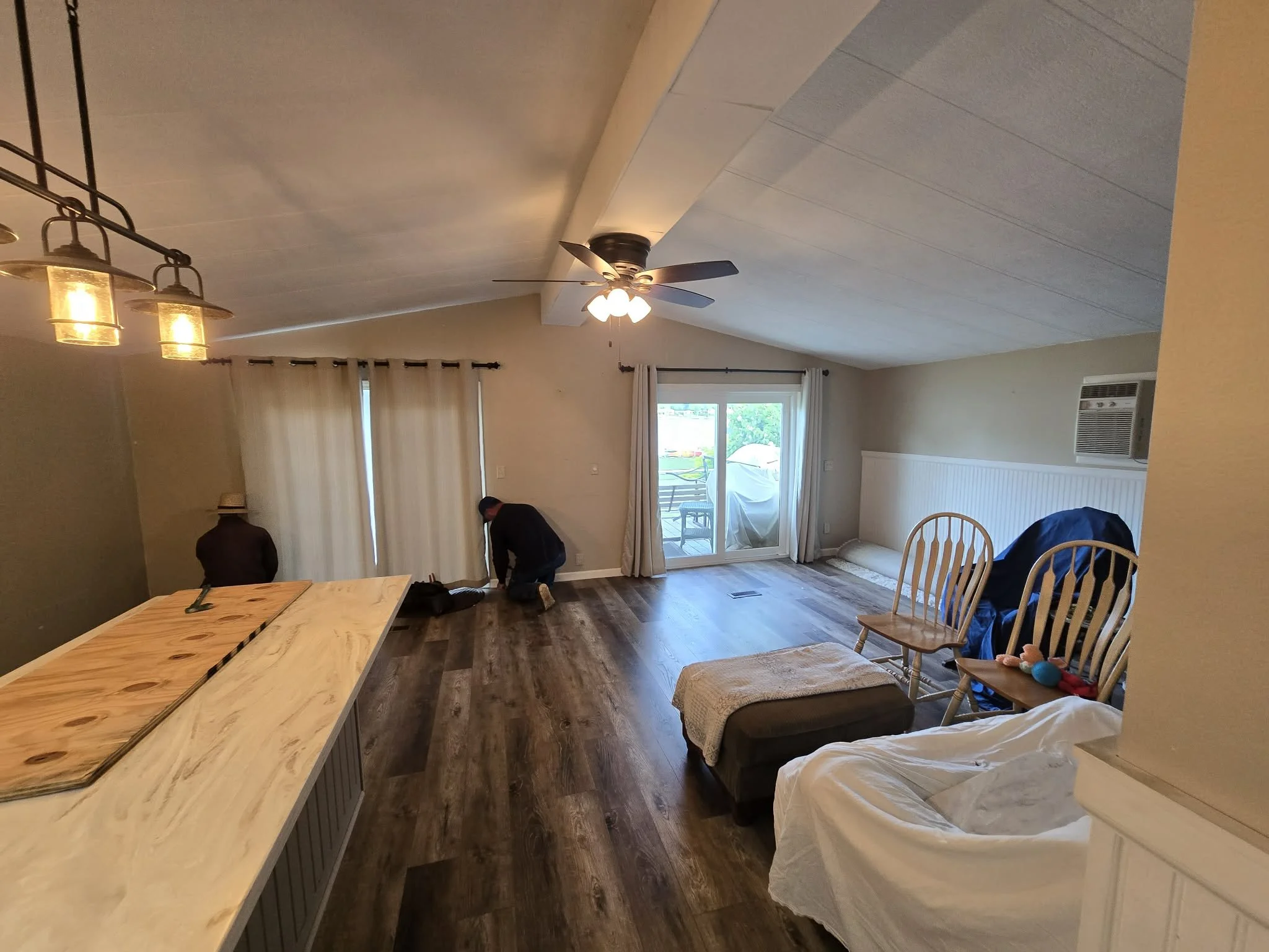 BEFORE - KITCHEN / LIVING 