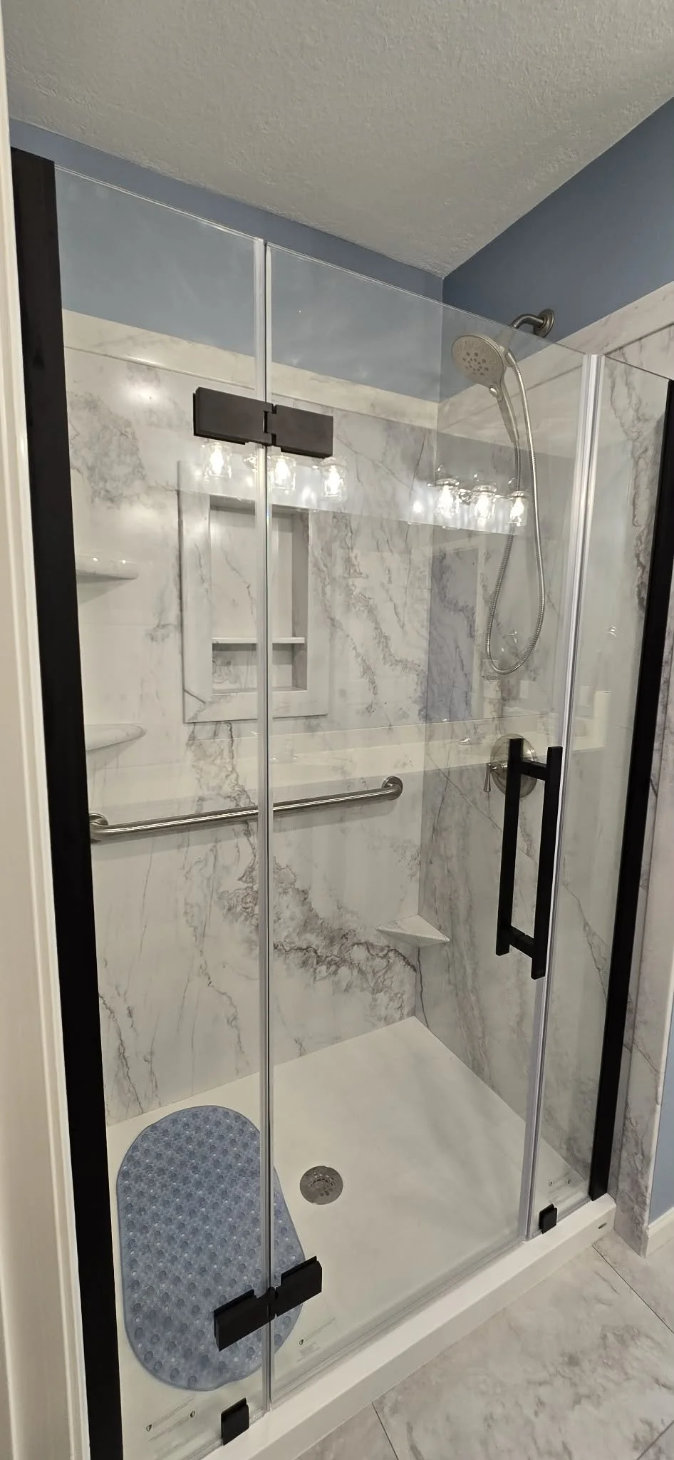 New master shower