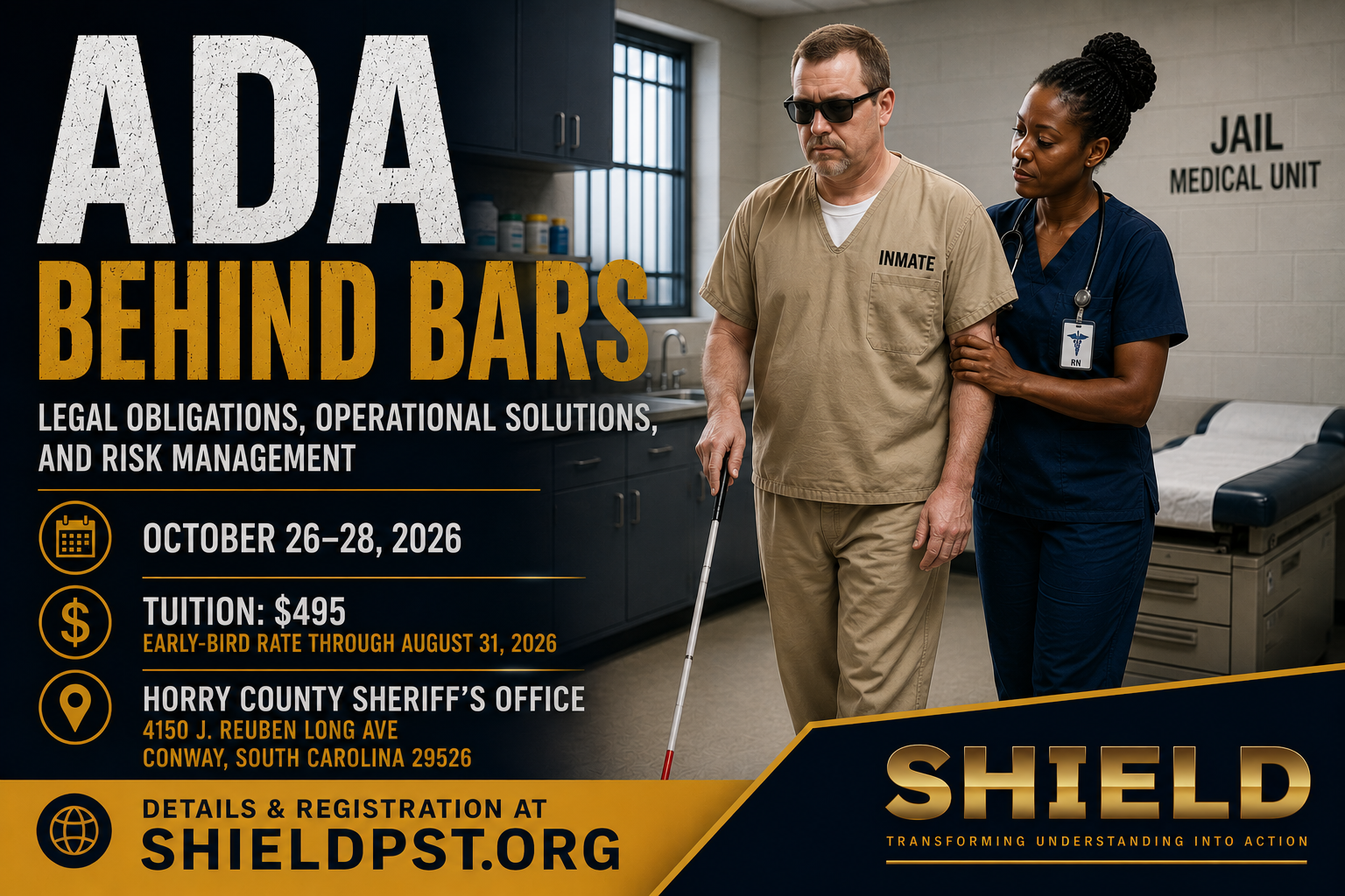 ADA Behind Bars: Legal Obligations, Operational Solutions, and Risk Management