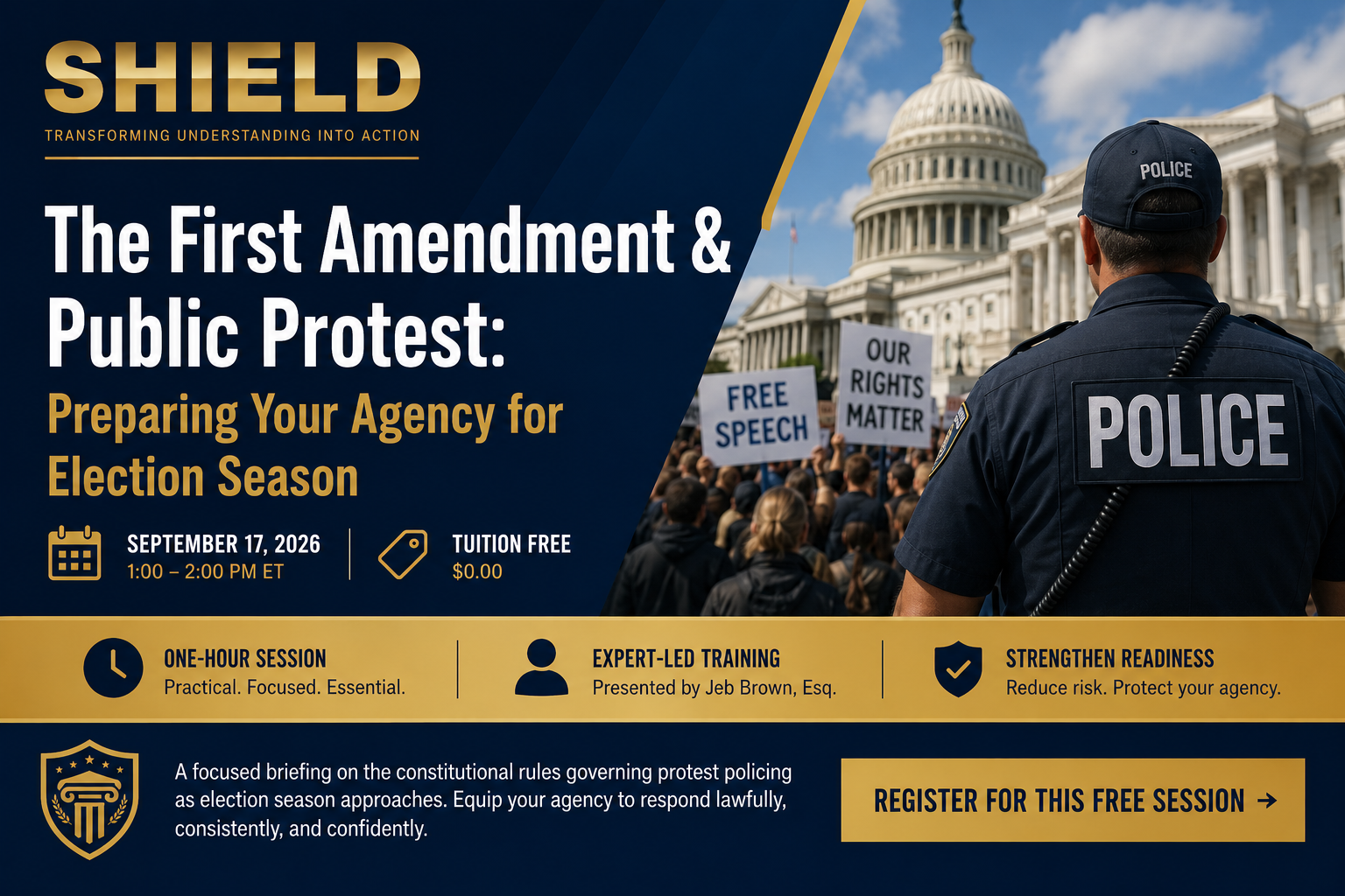 The First Amendment & Public Protest: Preparing Your Agency for Election Season