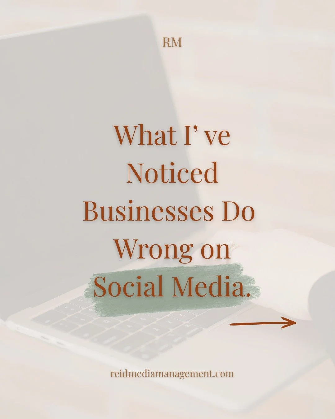 ➡️ Swipe through to see some of the things I've noticed that businesses do wrong on social media. 

If you see your own business struggling with any of these, you're not alone! If you want support creating content that aligns with your business, fill