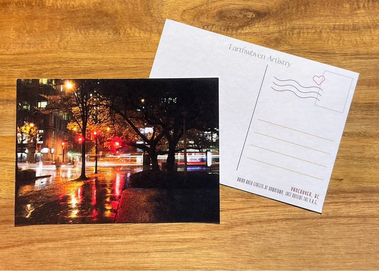 Rainy VAG Downtown Lights