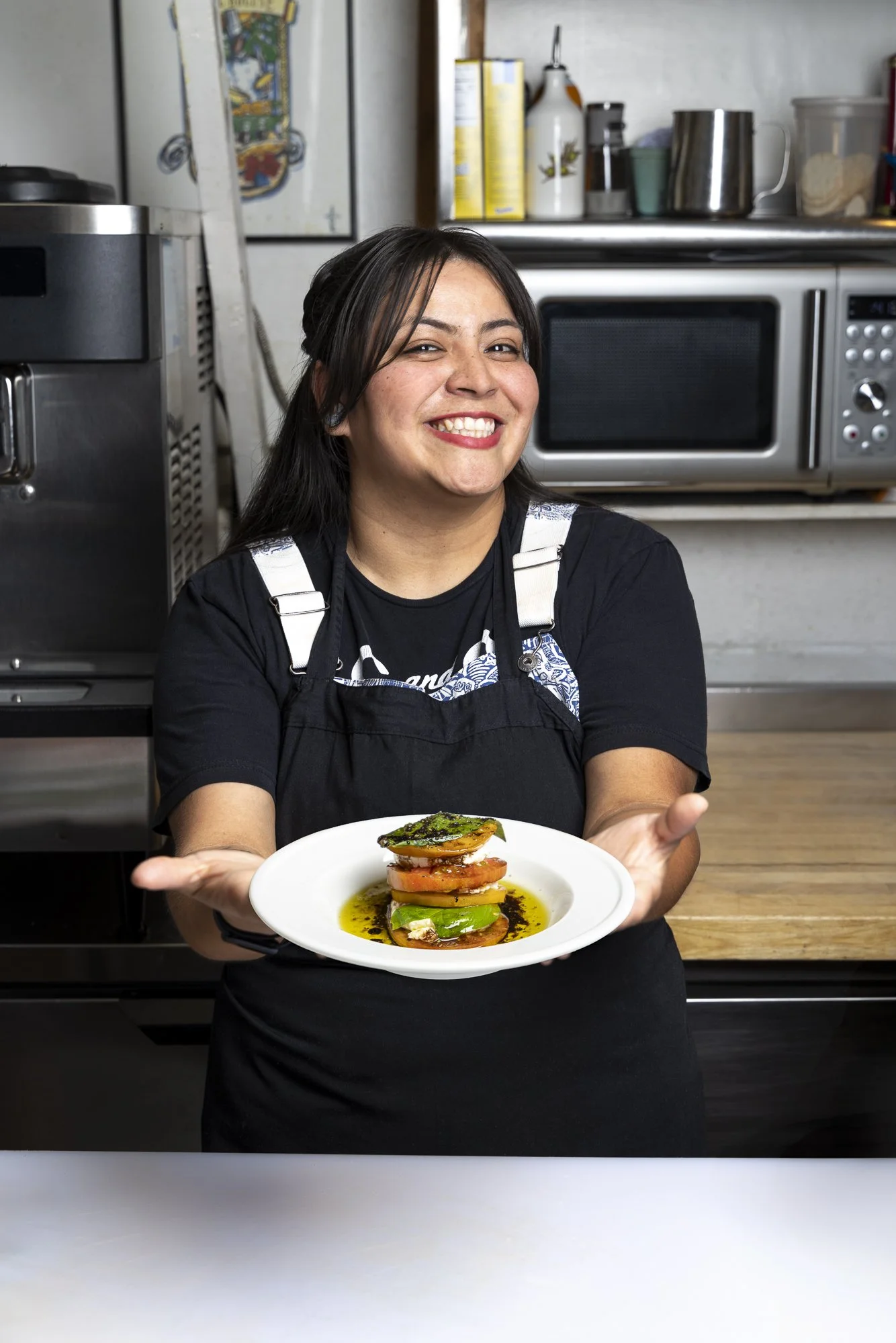 Portrait photography for Chef Yatzziri Arroyo of C&O Restaurant in Charlottesville, Virginia.