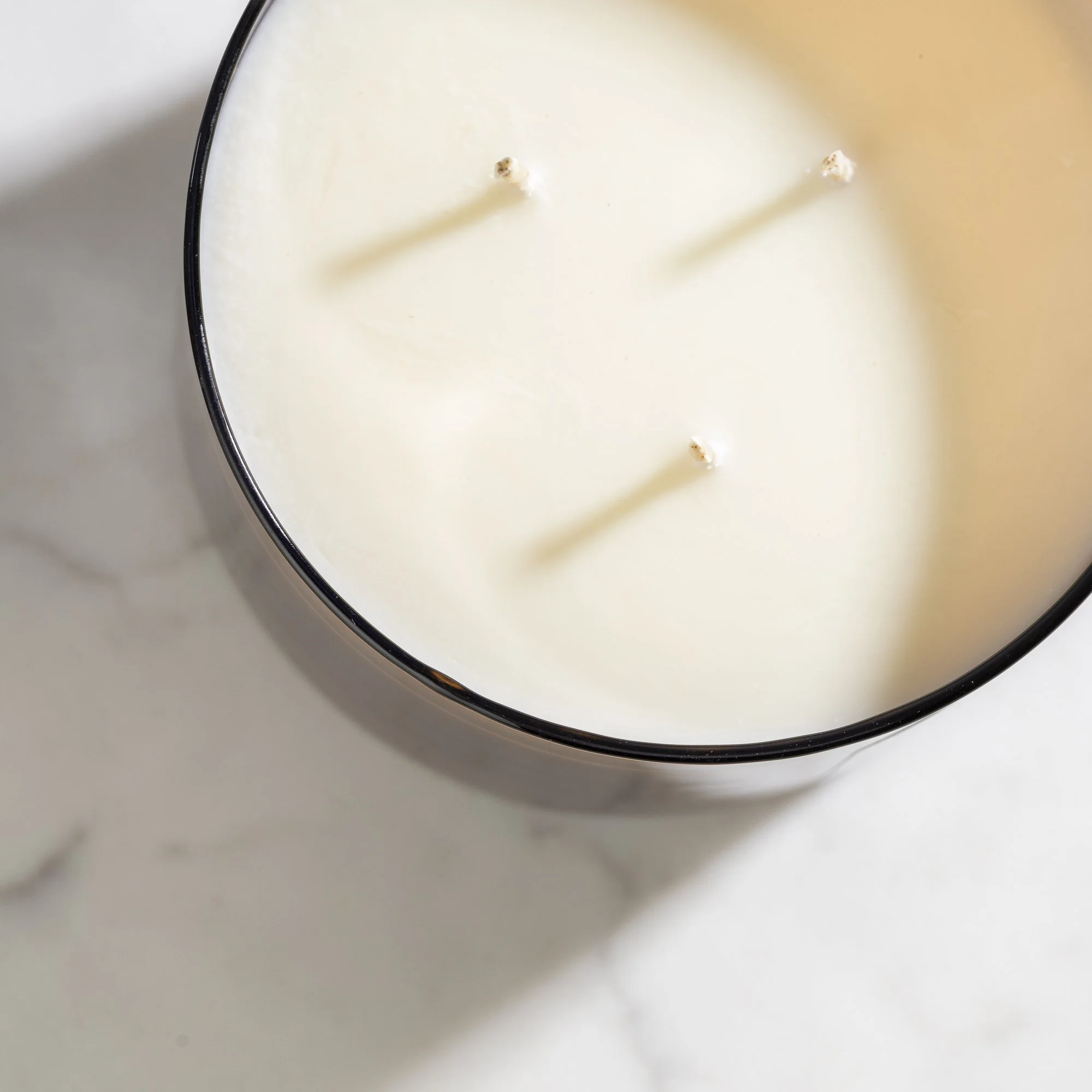 Styled commercial product photography for Gooch Gardener Candle Co.