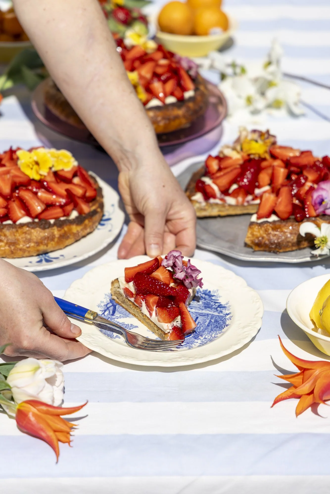 Styled food photography for Cou Cou Rachou in Charlottesville, Virginia.