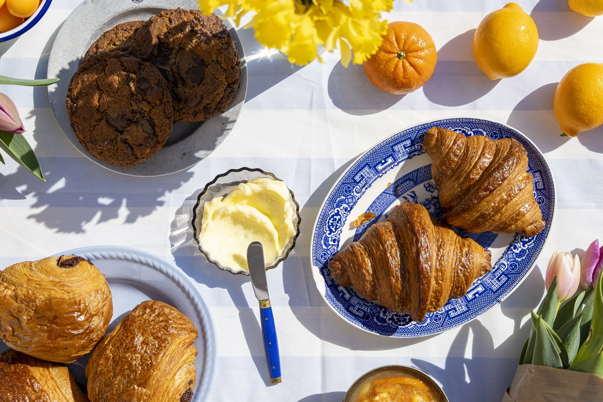 Styled food photography for Cou Cou Rachou in Charlottesville, Virginia.