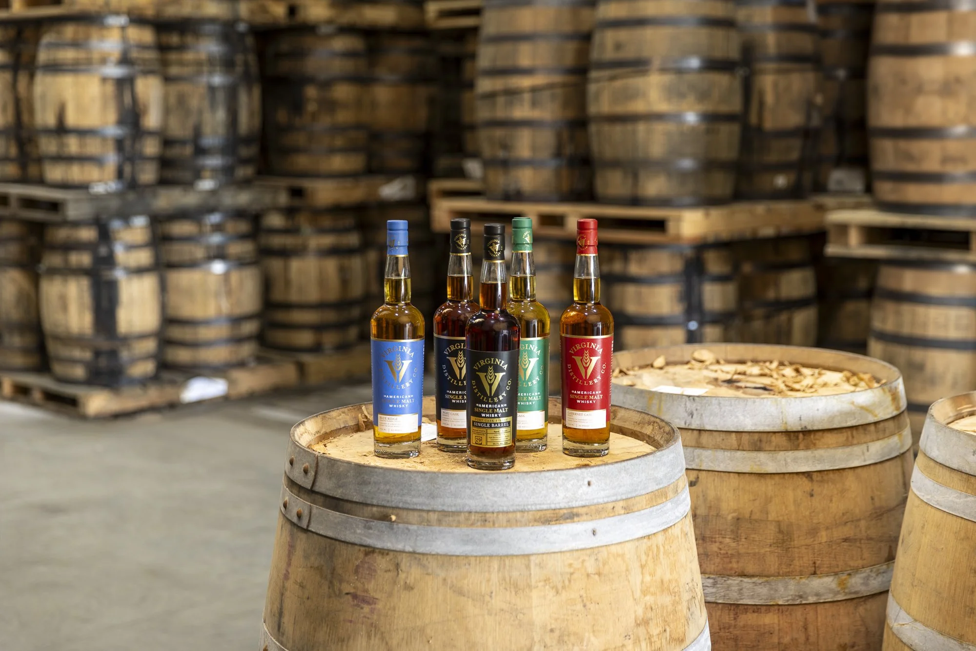 Editorial photography of Virginia Distillery Co. for C-VILLE Weekly.