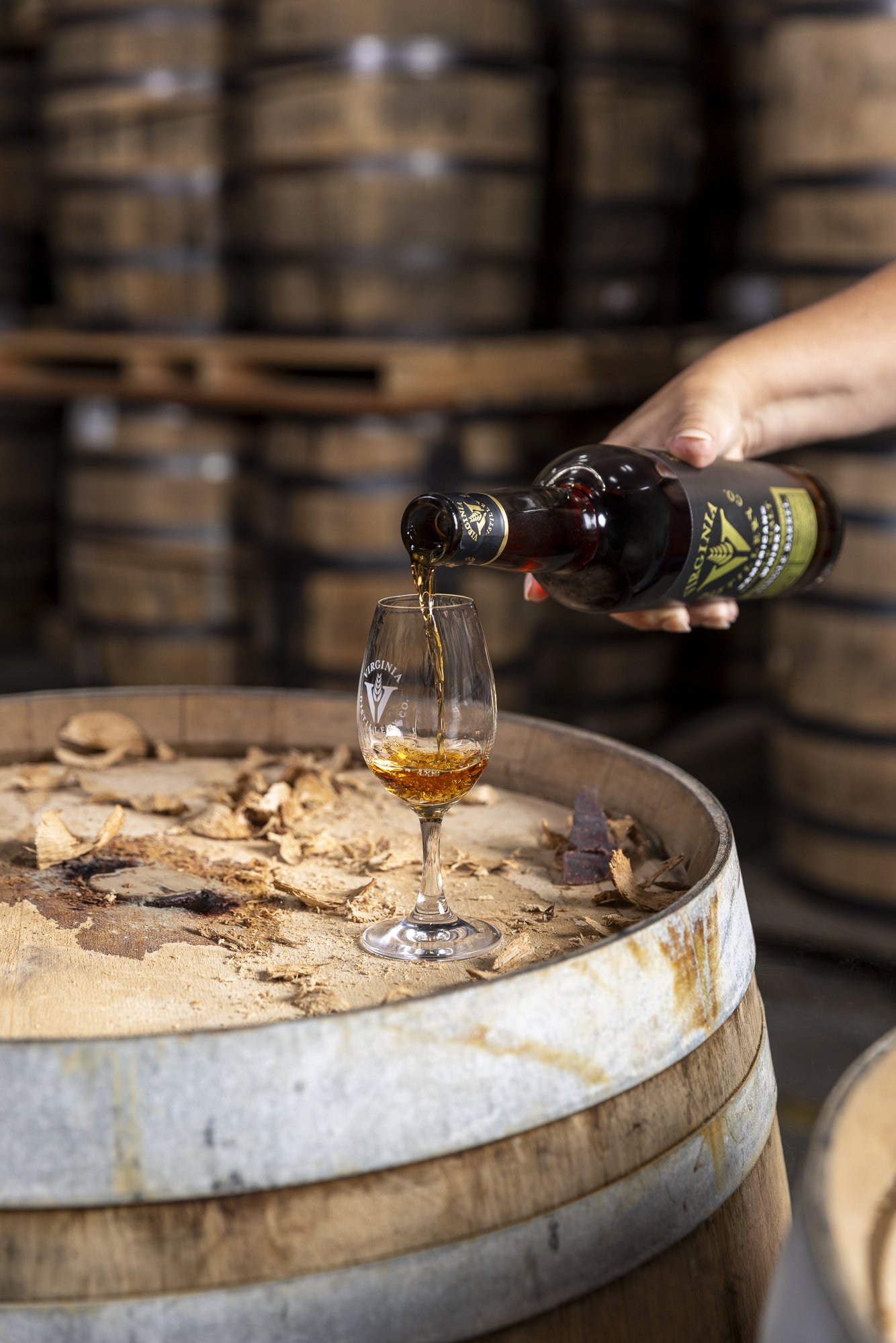 Editorial photography of Virginia Distillery Co. for C-VILLE Weekly.