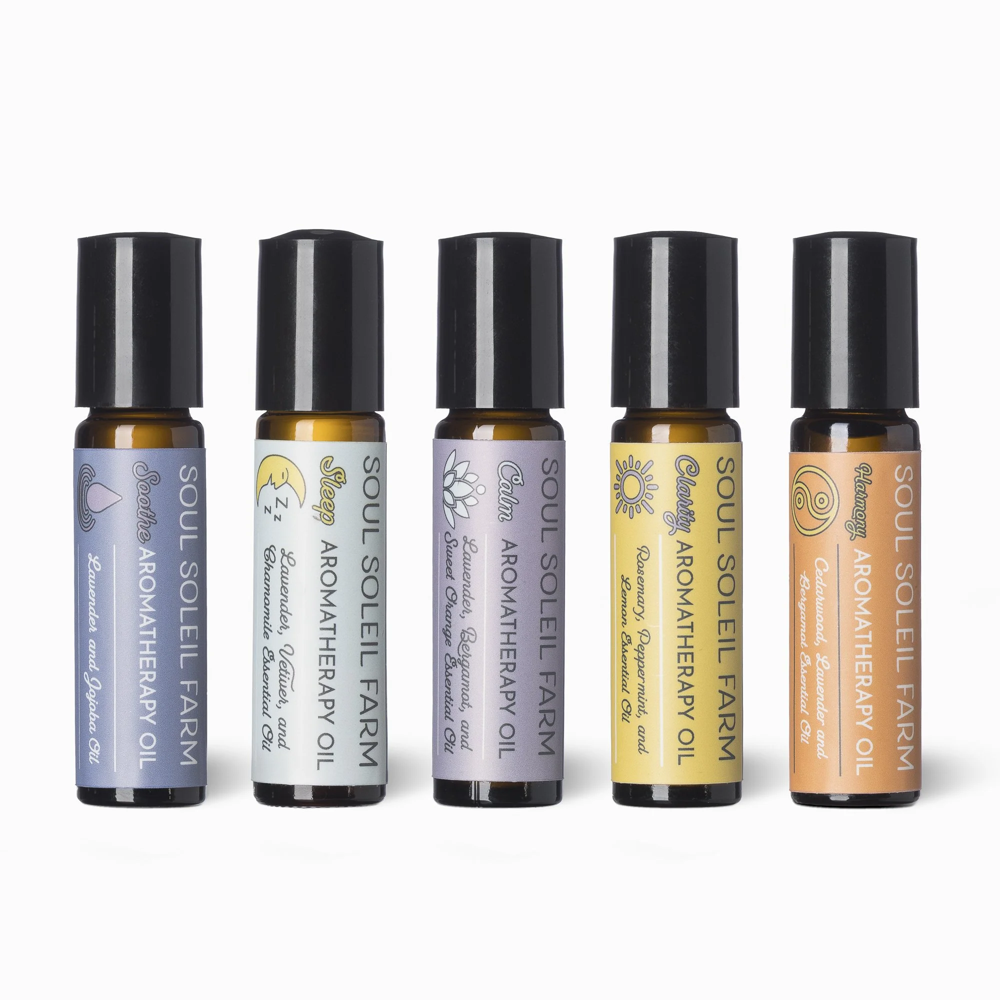 Studio product photography for Soul Soleil Farm.