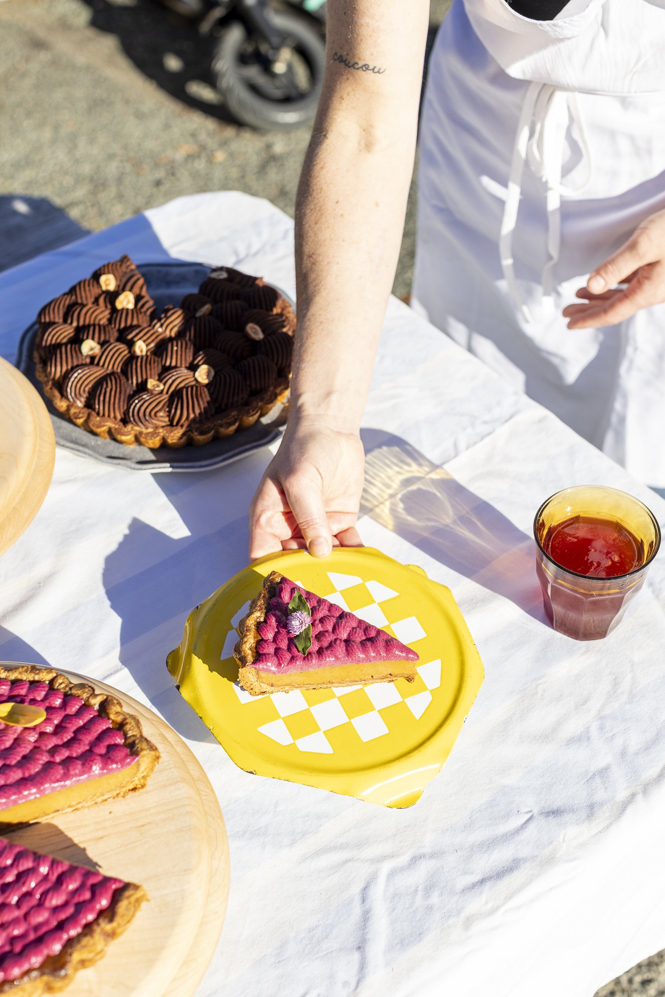 Styled food photography for Cou Cou Rachou in Charlottesville, Virginia.