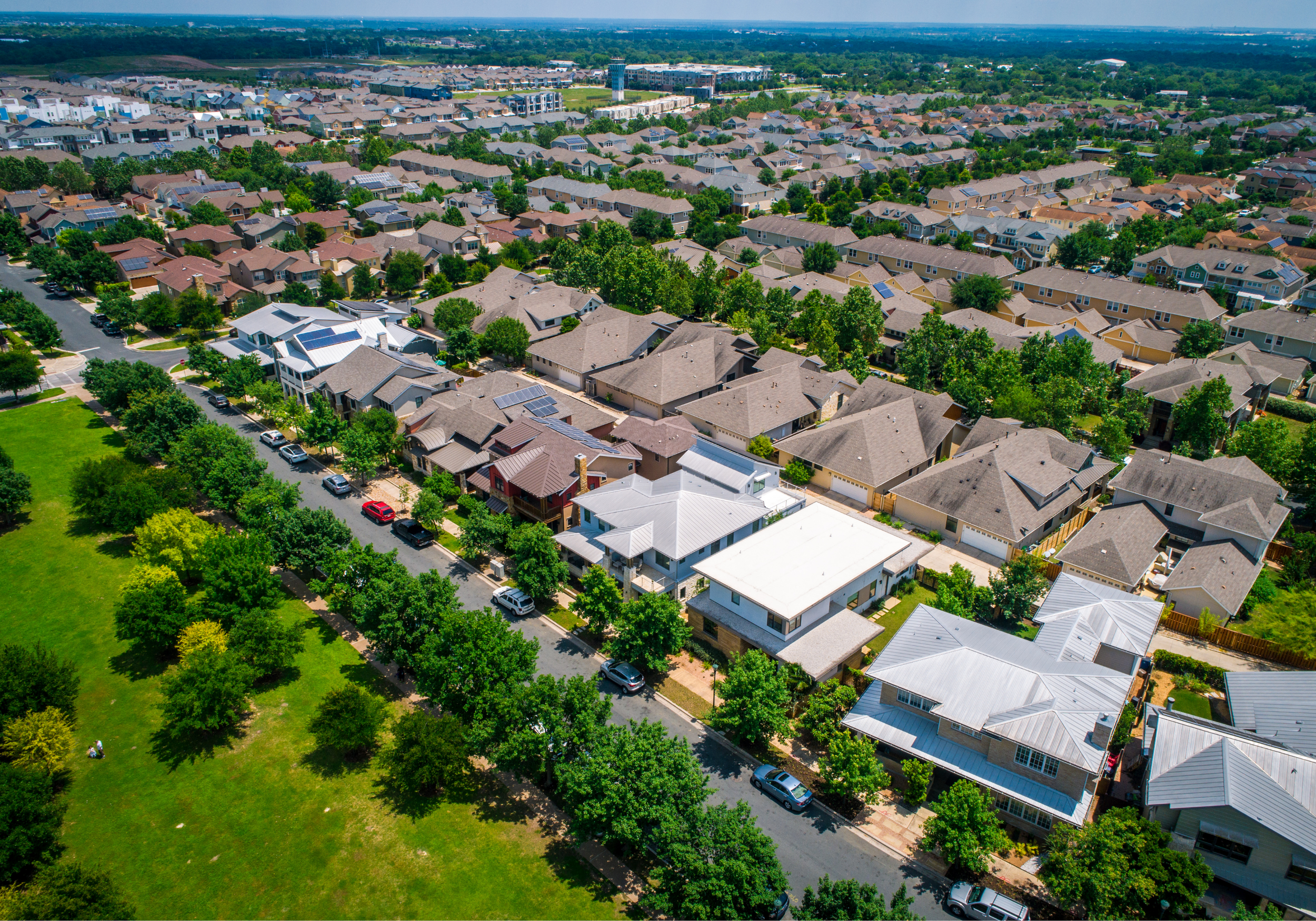 Residential investment properties located within a suburban housing market