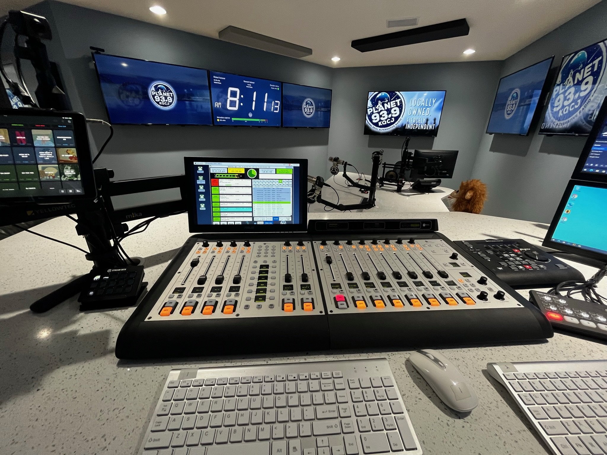 KQCJ-FM Studio in Davenport, IA