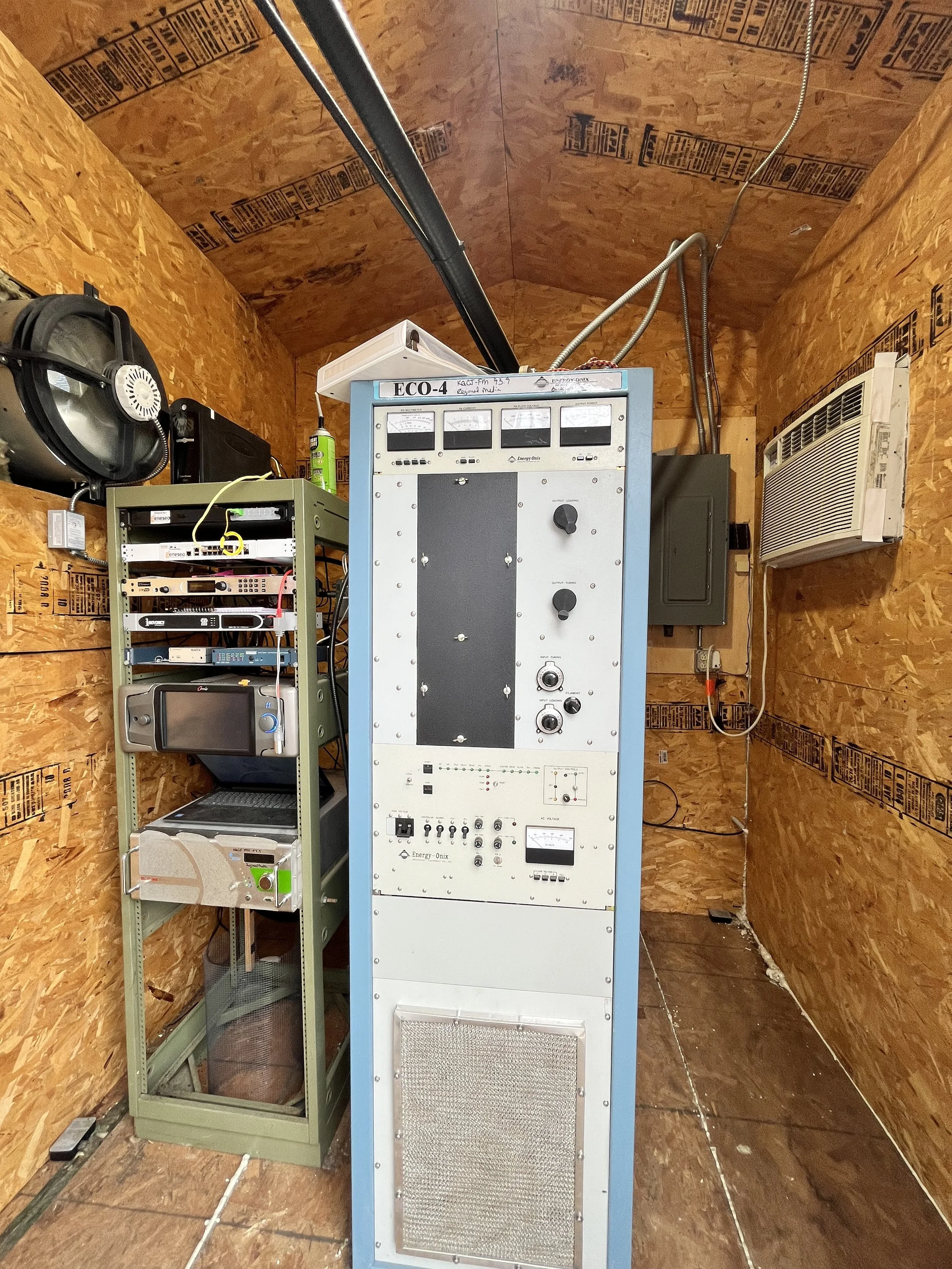 KQCJ-FM's Transmitter Building