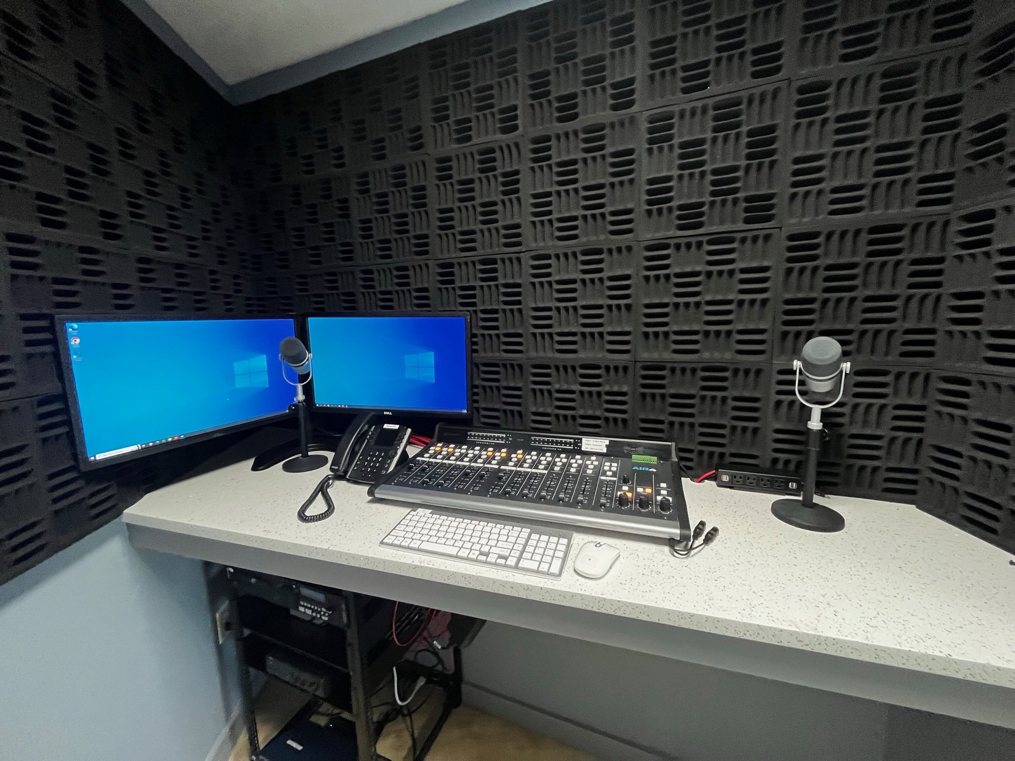 New KQCJ Recording Studio in Davenport, IA