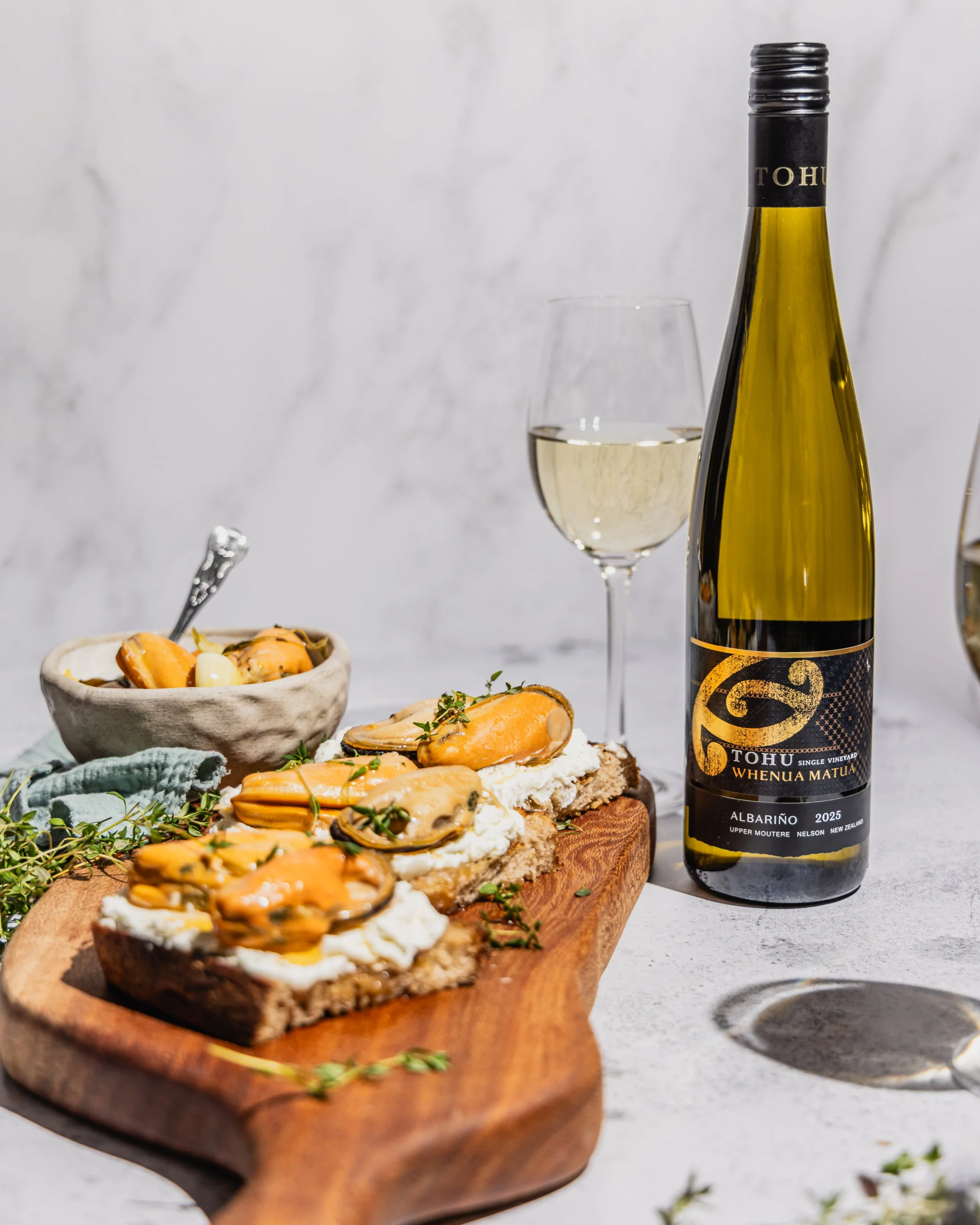 Mussels Escabeche with Charred Sourdough and Goat’s Cheese - Tohu Wines x That Green Olive 3.jpg