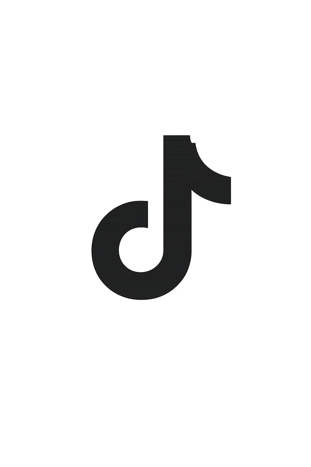 Black background with the TikTok logo in the center.