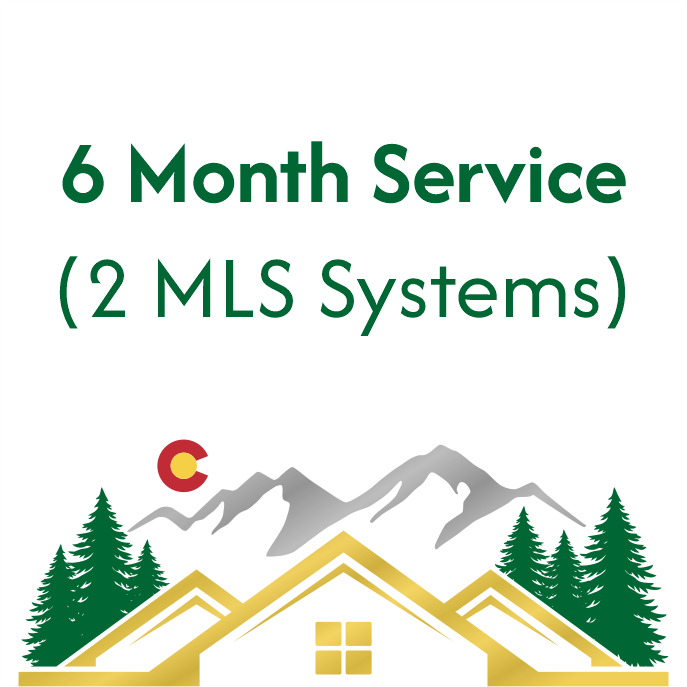 6 Month Listing (2 MLS systems)