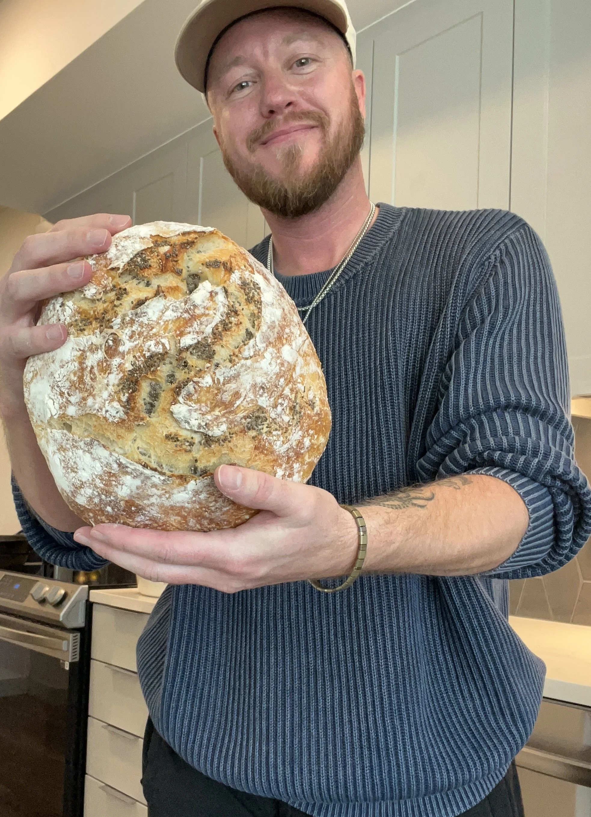 Portrait of Nik Unterkircher, Denver food photographer and founder of Flavor & Frame