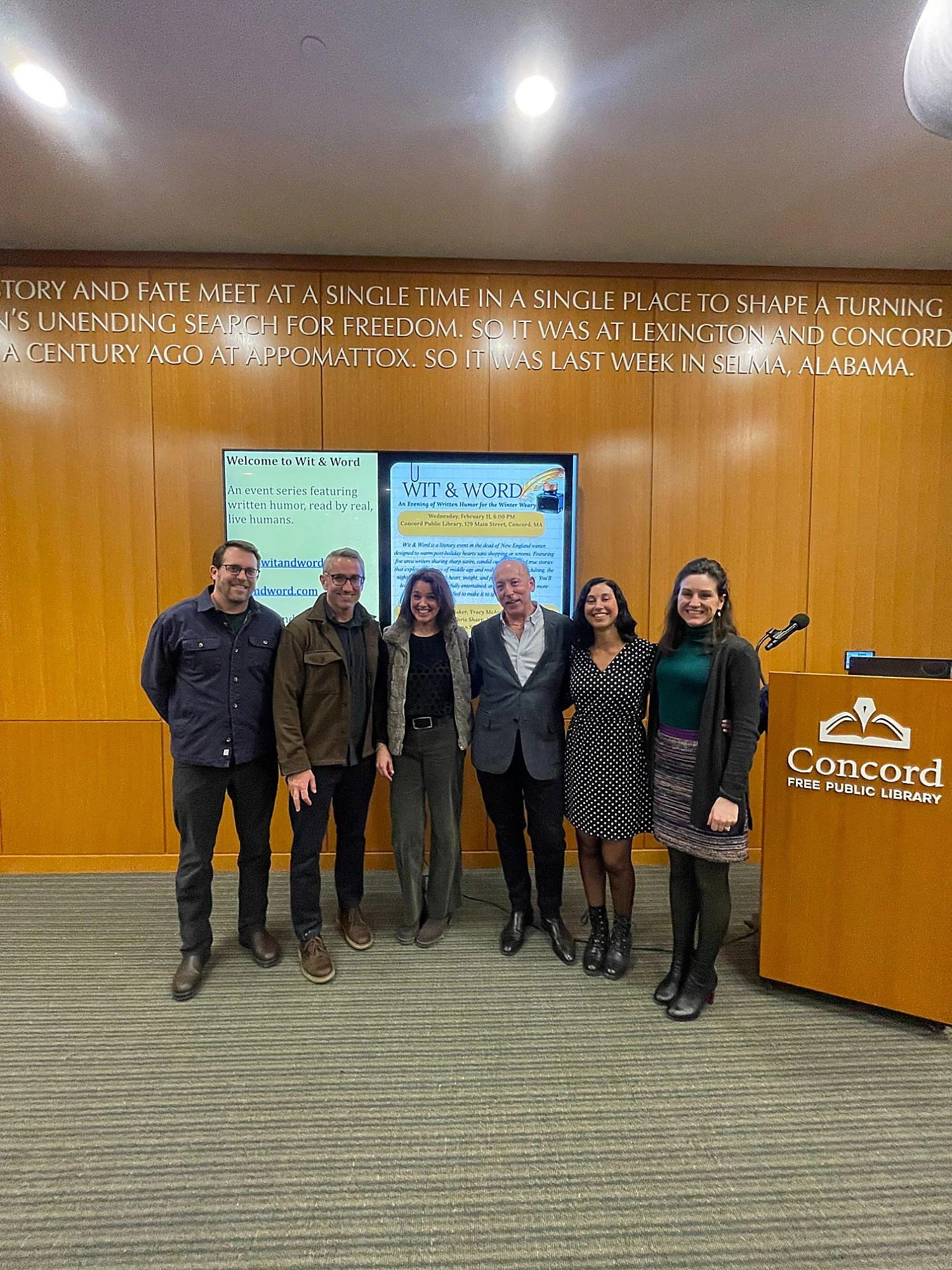 Wit and Word February 2026 Concord Library