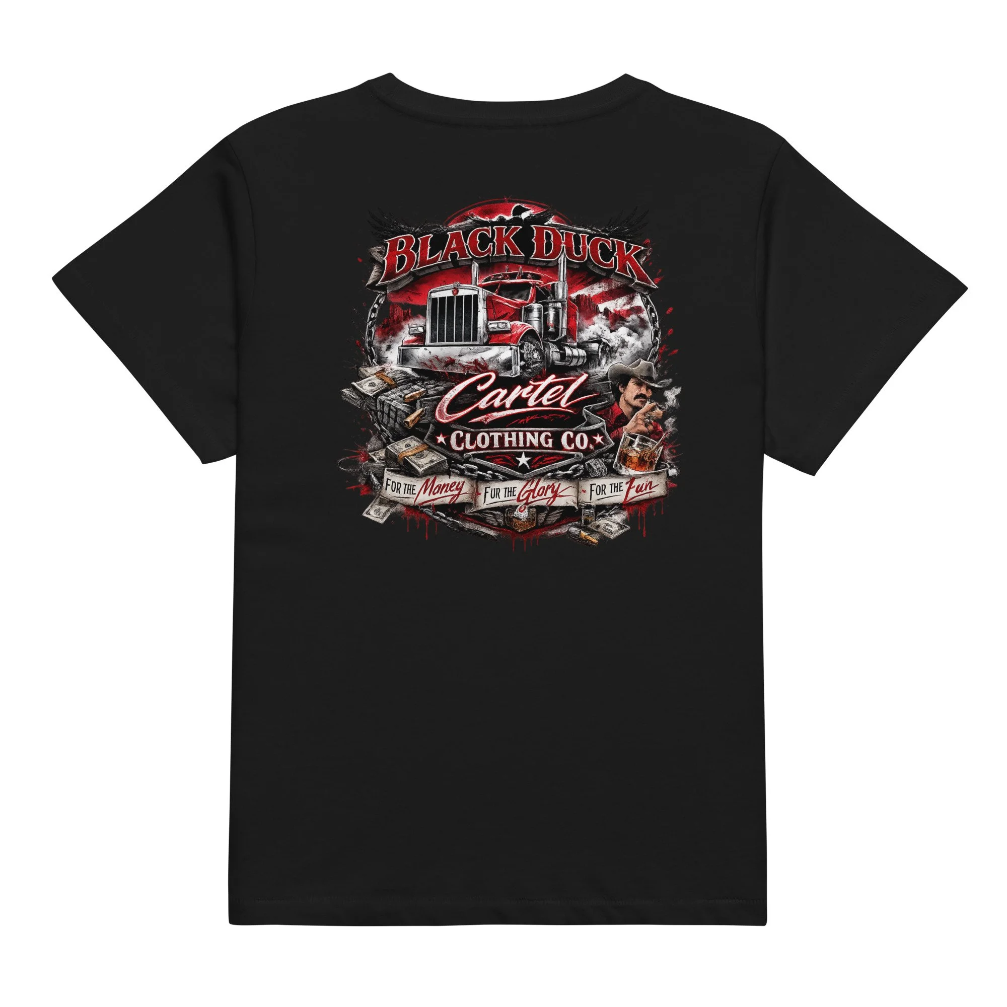 Ladies High-Waisted FOR THE MONEY T-Shirt