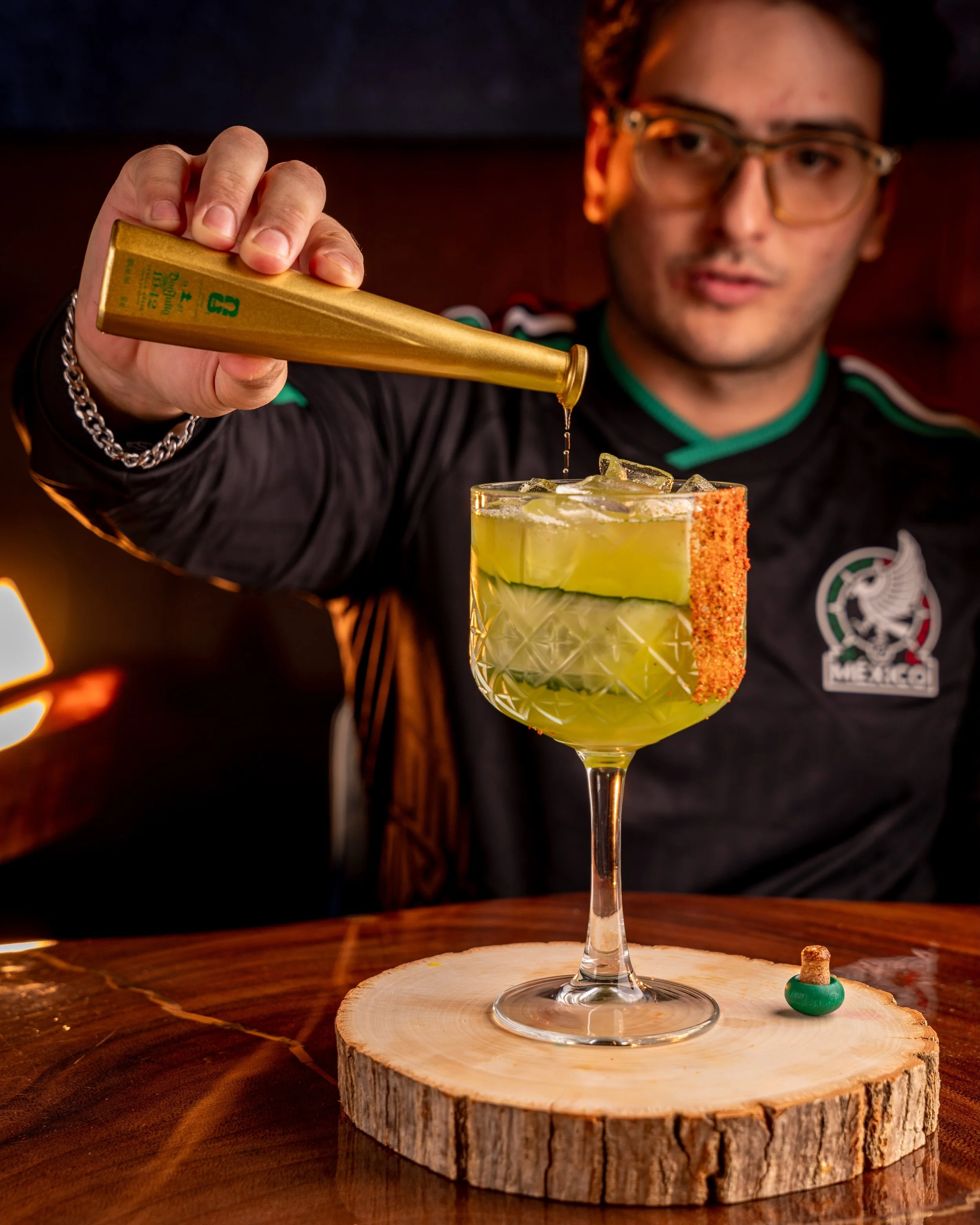 EL TRI 1942 🇲🇽⚽

A World Cup season calls for something special.

Introducing El Tri 1942, our limited-time cocktail created for the tournament. Finished tableside with a mini Don Julio 1942, this cocktail was made to celebrate every goal, every ma