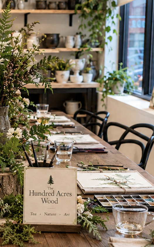 100 Years in the Hundred Acre Wood: A Tea Tasting &amp; Botanical Watercolour Evening in Ottawa