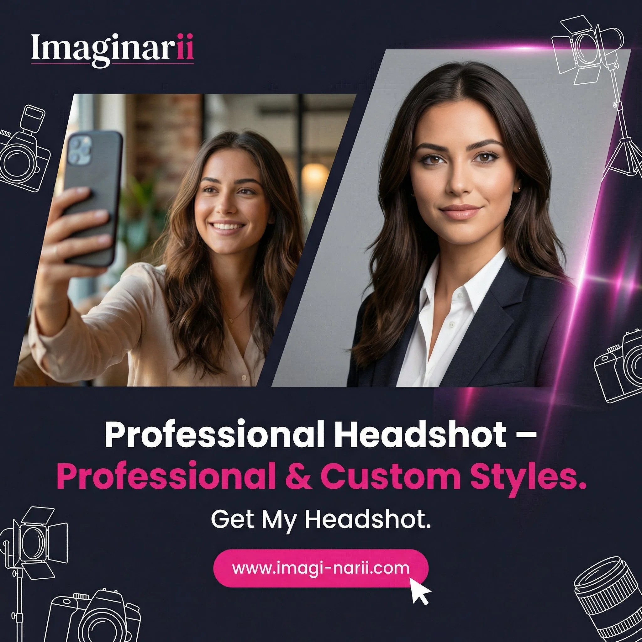 Professional Headshot – Professional & Custom Styles