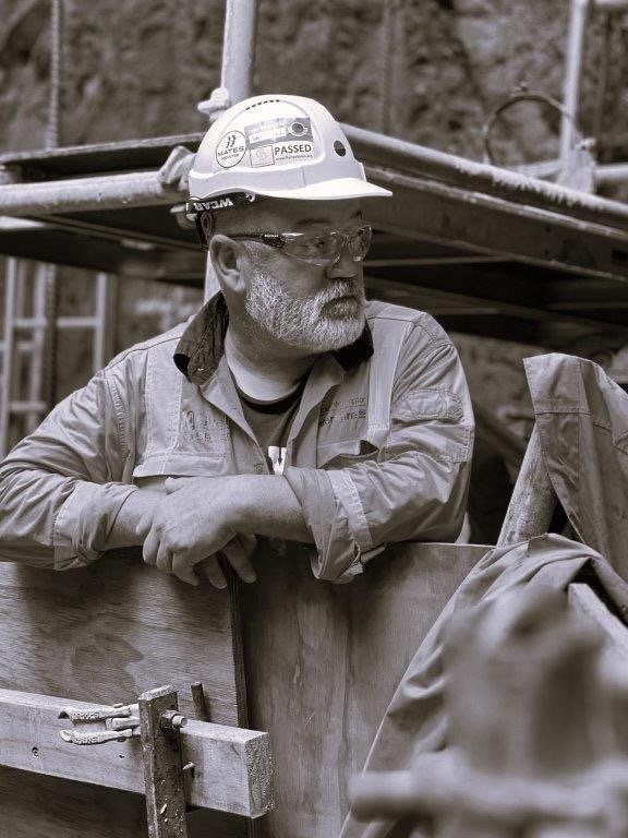 "Joe Tito, Director of Black Rock Drilling, onsite Tauranga"