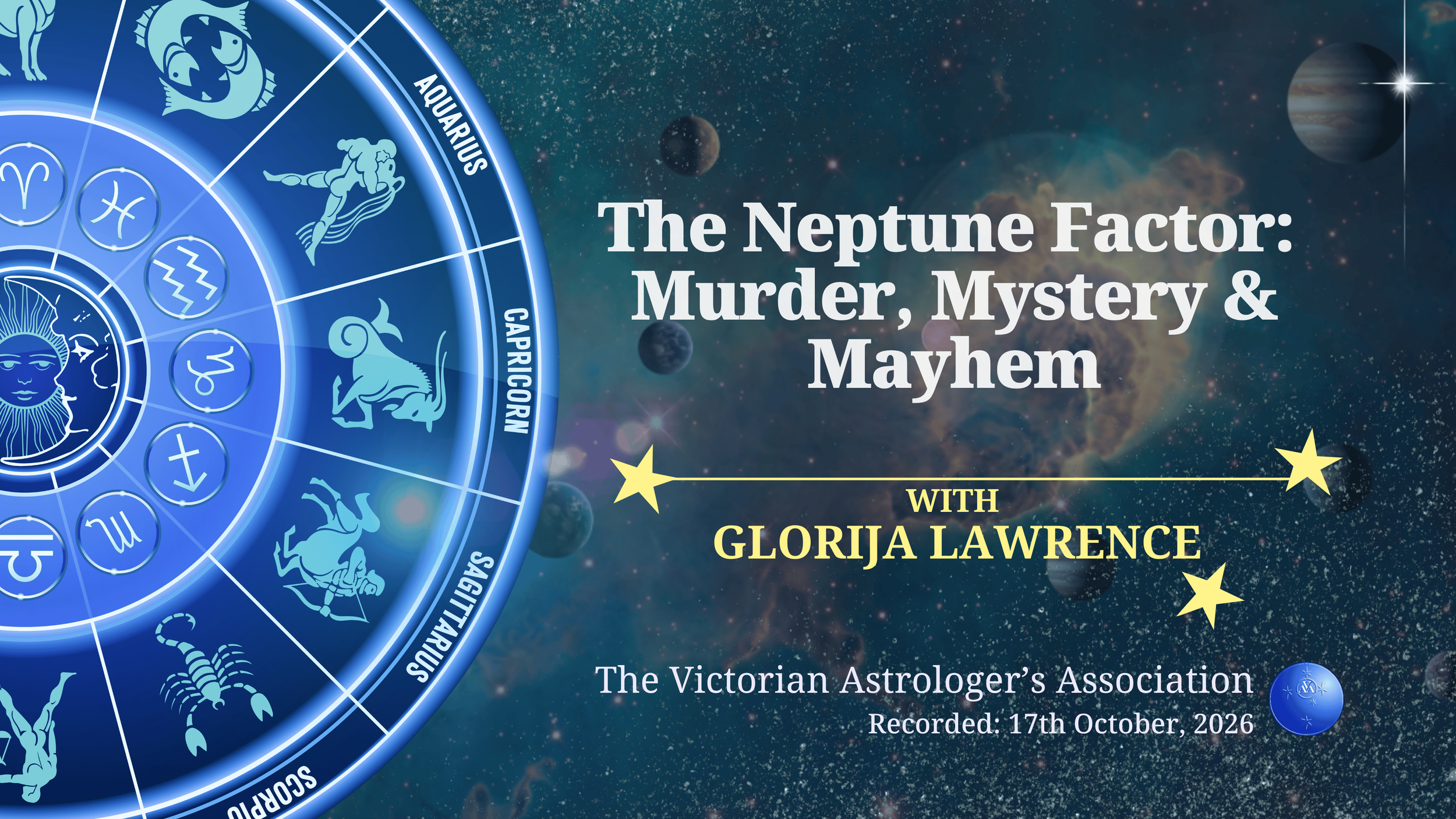 Glorija Lawrence: The Neptune Factor - Murder, Mystery & Mayhem - Oct 2026