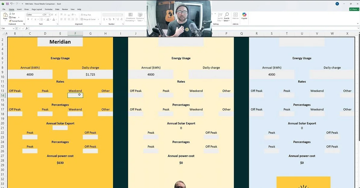 Power company compare - a calculator for solar owners