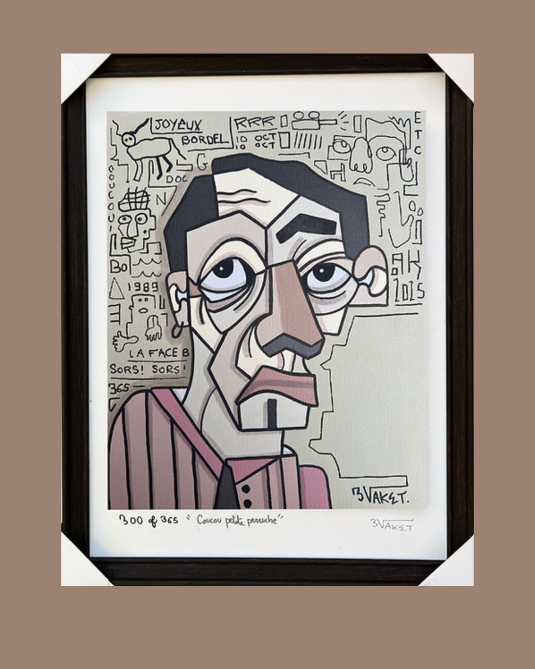 Les 365 sont un projet artistique consistant en la création de 365 petites œuvres, chacune mesurant 30x24 cm, réalisées sur des cartons entoilés tous numérotées.

Ce projet vise à capturer l'essence du quotidien. Chaque œuvre représente une pièce uni