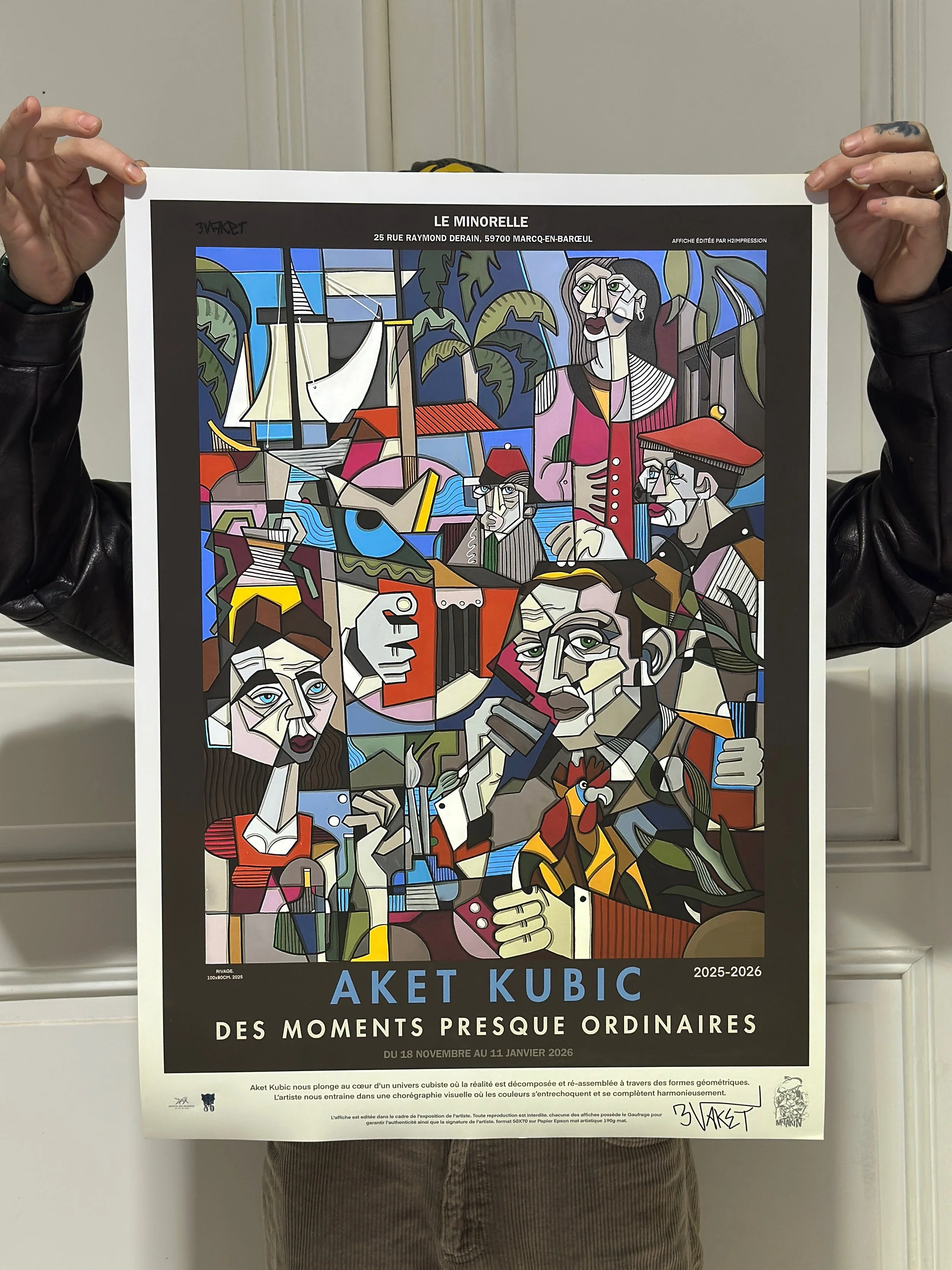 AFFICHE. "RIVAGE", 2025 (50X70CM)