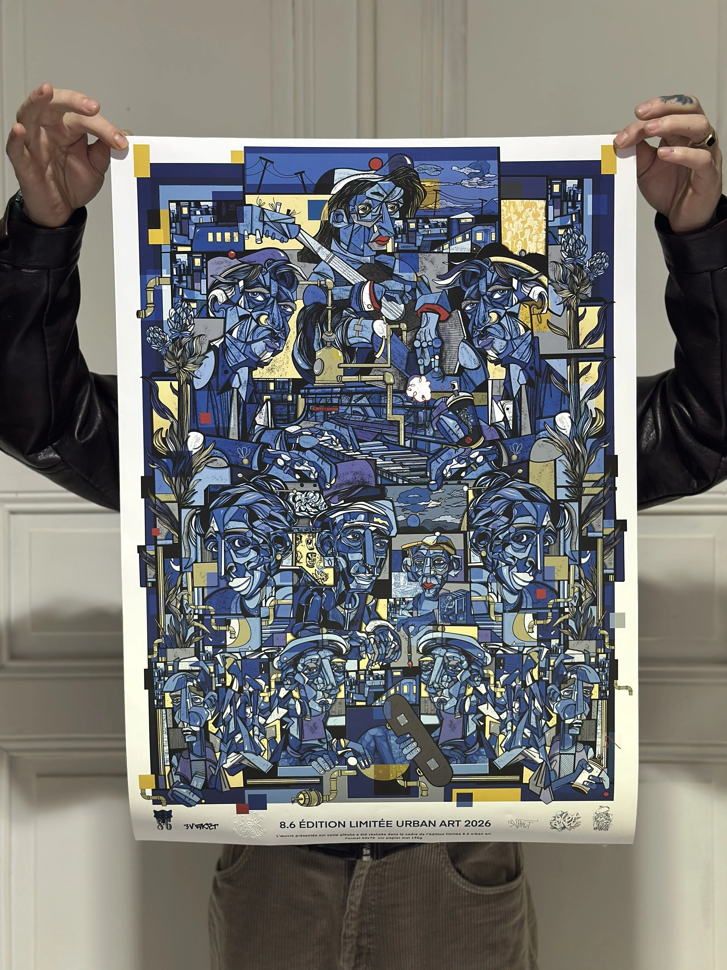 AFFICHE. "LA BRASSERIE FEAT 8.6", 2026 (50X70CM)