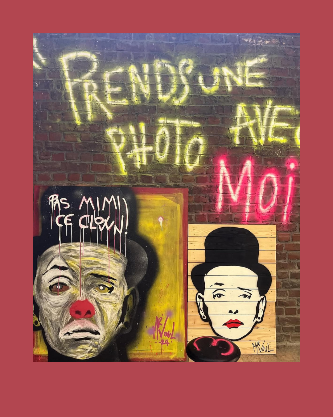 L’expo « Nos rêves de gosses » prend place dans un lieu atypique : une ancienne friche de 1.200 mètres carrés à Roubaix, un vaste espace qui offre aux artistes une toile vierge propice à l’expression artistique.